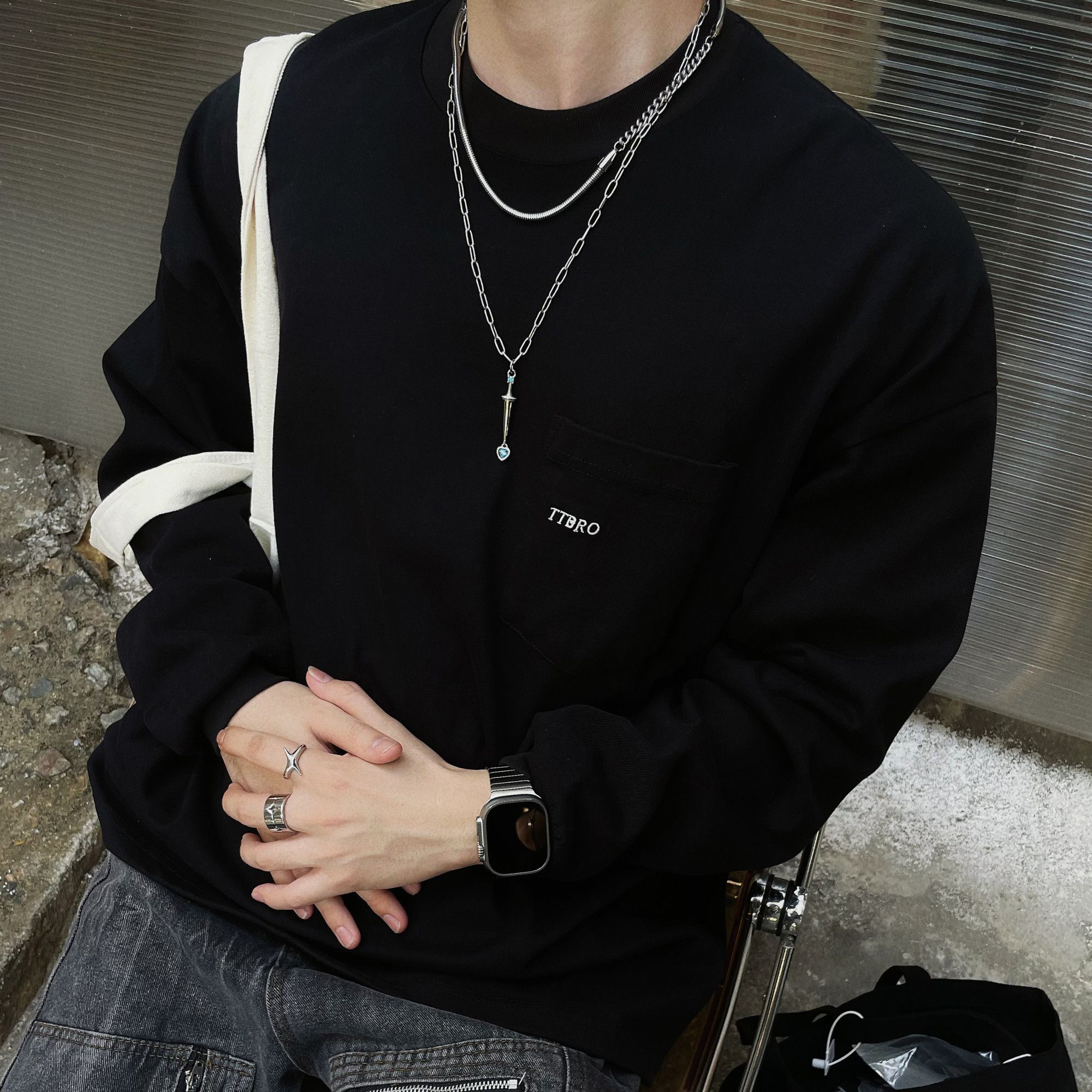 Other Hip-hop STEAL! Y2K Chains Necklace Chain Size ONE SIZE - 1 Thumbnail
