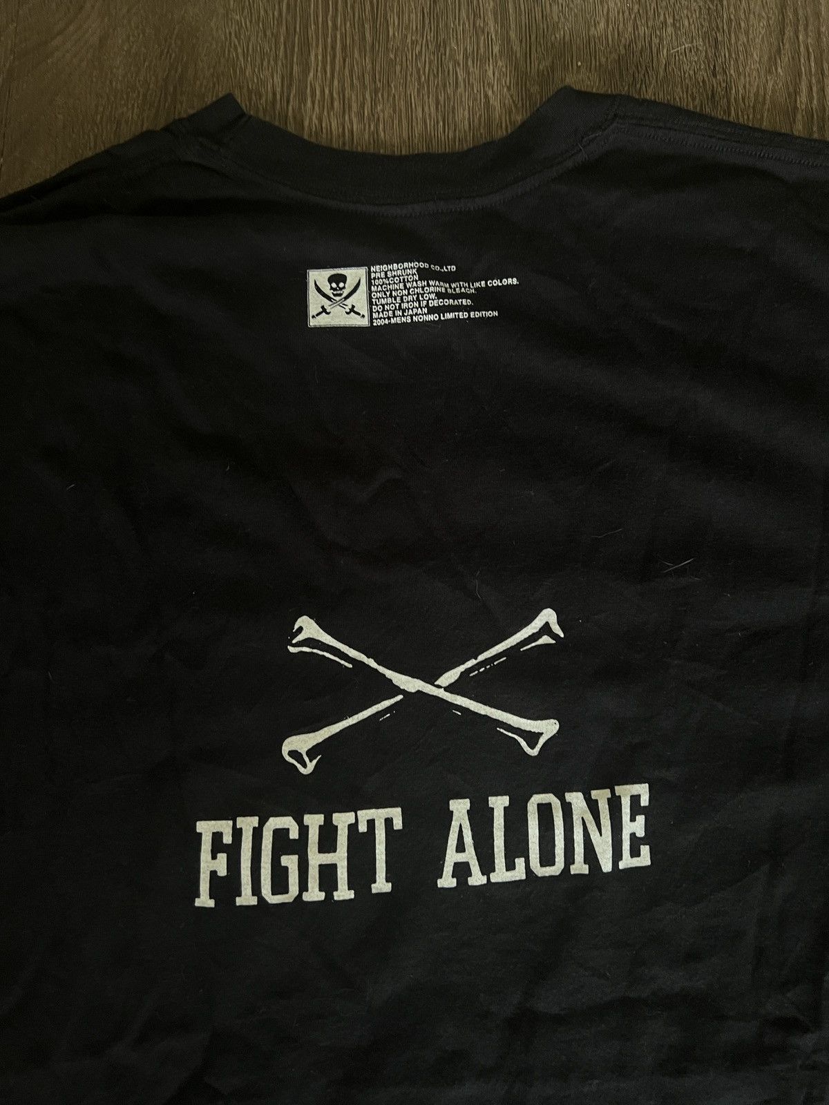 Neighborhood 2004 NEIGHBORHOOD FIGH ALONE TEE Size US M / EU 48-50 / 2 - 4 Thumbnail