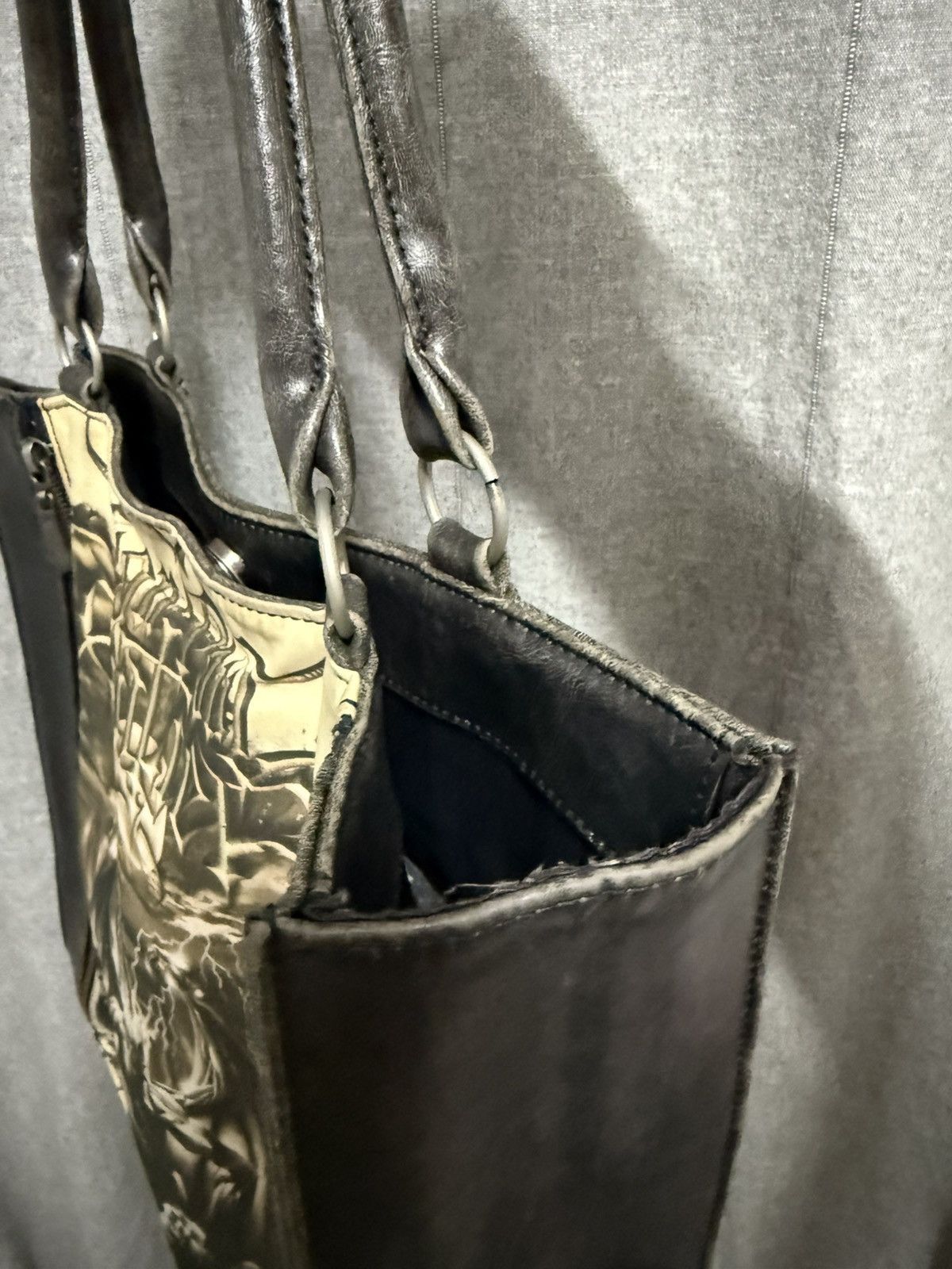 Jean Paul Gaultier SS2001 JPG "Satan" or "Gargoyle" graphic tote bag Size ONE SIZE - 6 Thumbnail