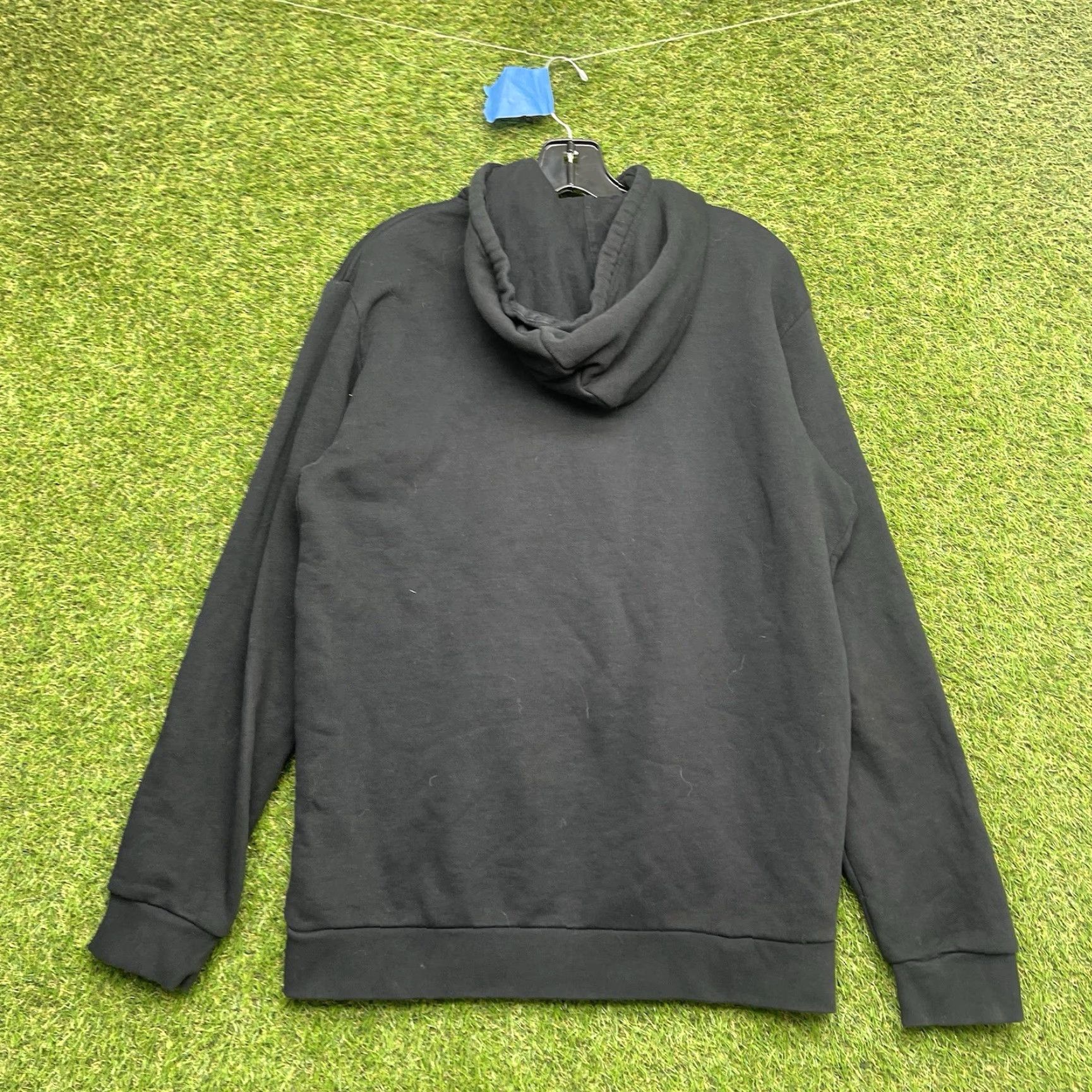 Adidas Adidas Hoodie Mens M Black Casual Everyday Pullover Sweatshirt Hooded Logo Sports Clothing, Regular Fit, Fall Winter, Gym & Training Mens Size US M / EU 48-50 / 2 - 2 Thumbnail