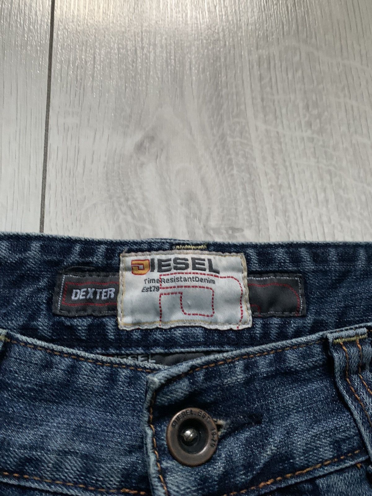 Affliction × Diesel × Vintage Vintage y2k Diesel denim jeans Size US 32 / EU 48 - 4 Thumbnail