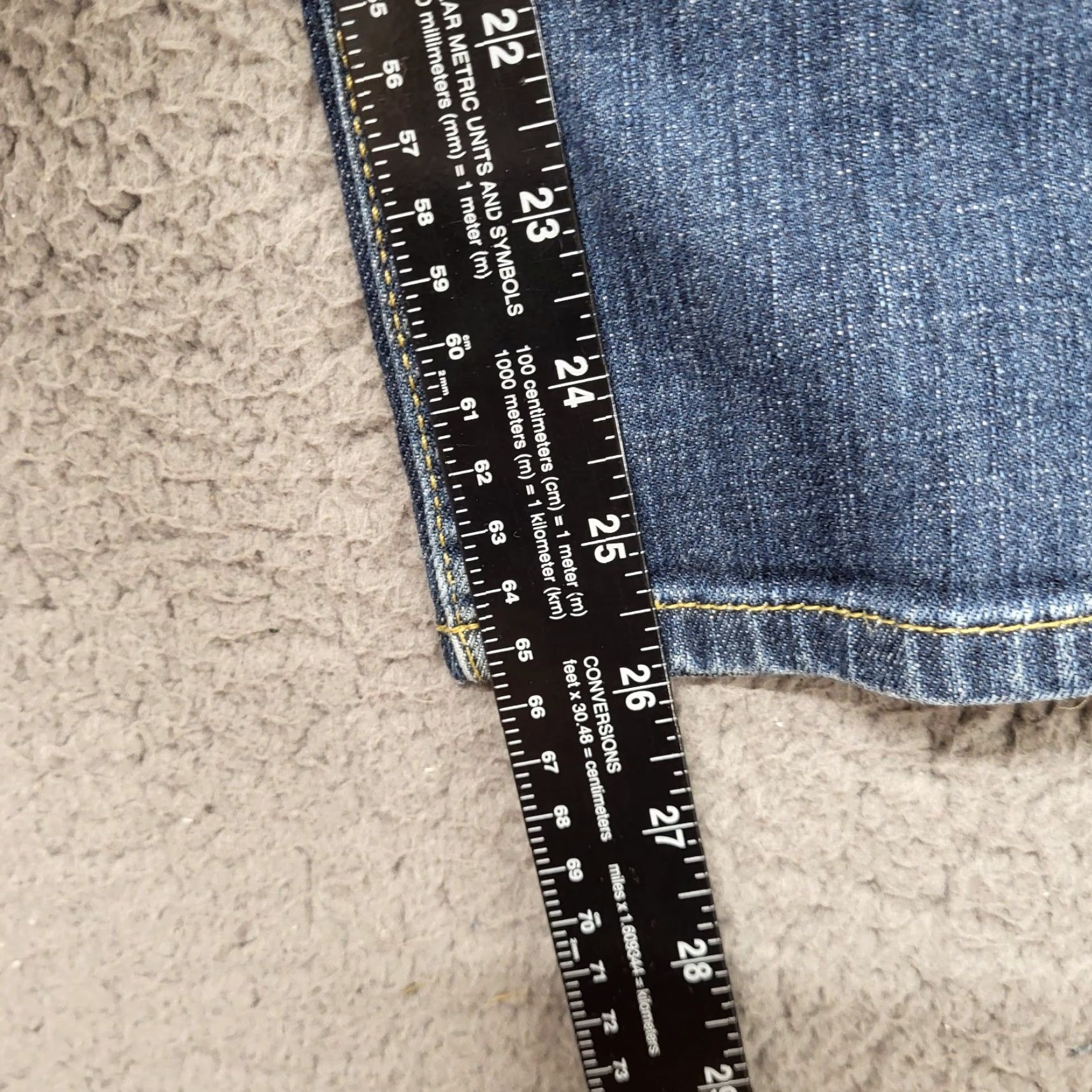 Vera Wang VERA VERA WANG Jeans Women's Size 6 Straight Ankle Medium Wash 30x26 Denim Blue Regular Women Size 28" / US 6 / IT 42 - 6 Thumbnail