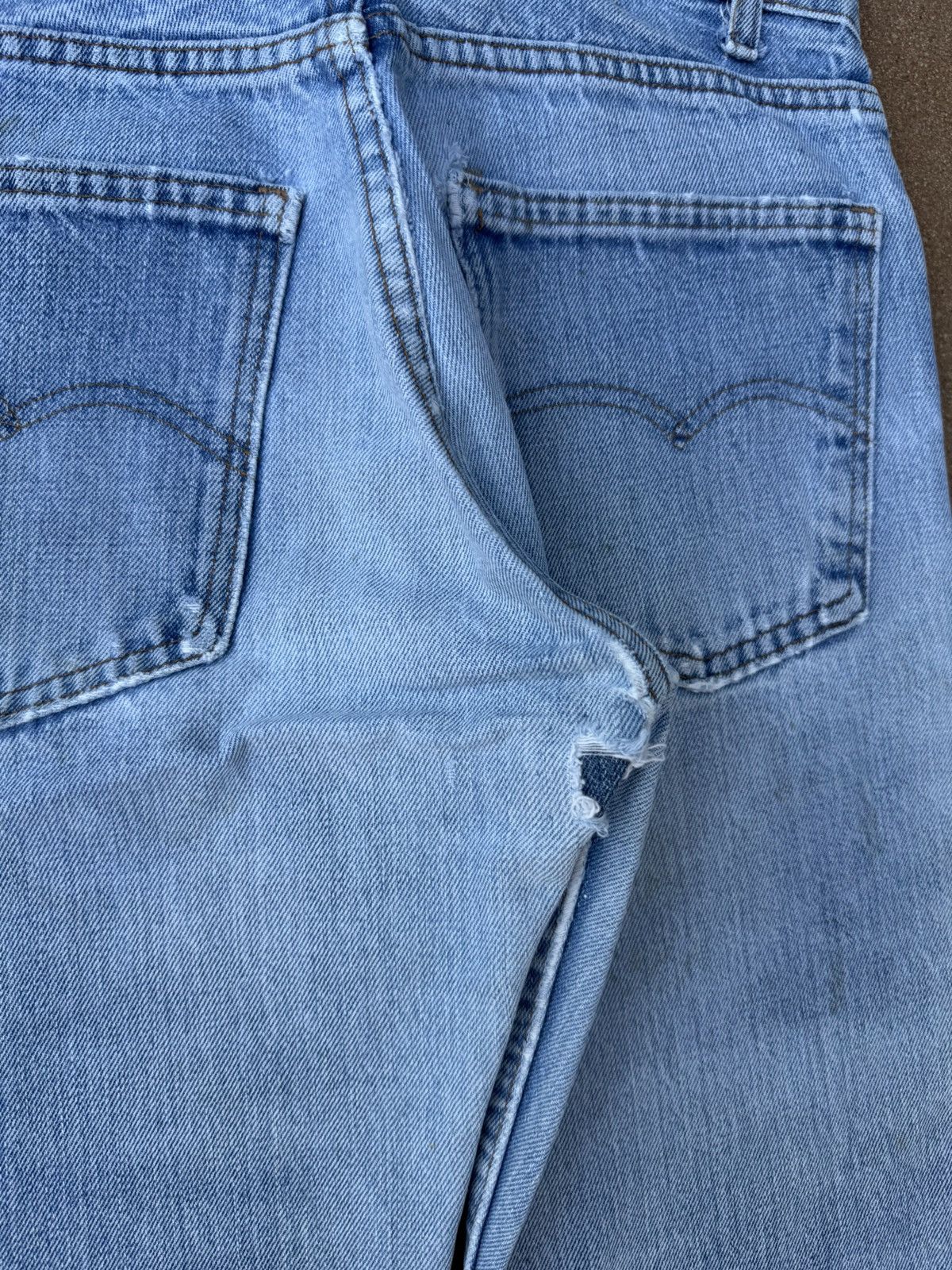 Levi's Vtg 80s Levi’s 505 Orange Tab Faded Jeans Denim Size 29x29 Size US 29 - 8 Thumbnail