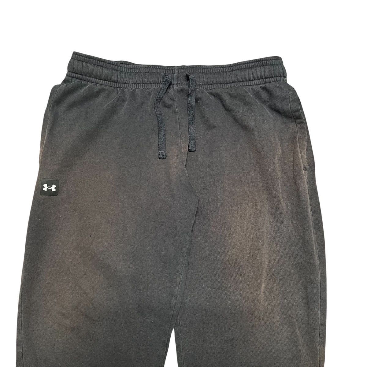 Under Armour Vintage Faded Black Thrashed Under Armour Sweatpants Size XL Size US 38 / EU 54 - 2 Thumbnail