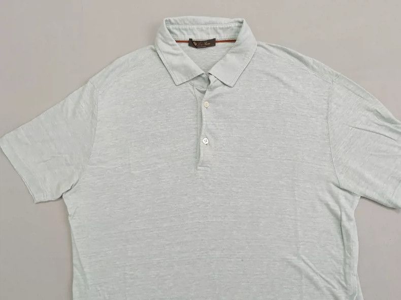 Loro Piana LORO PIANA Short sleeves for men's polo shirts Size US L / EU 52-54 / 3 - 2 Thumbnail
