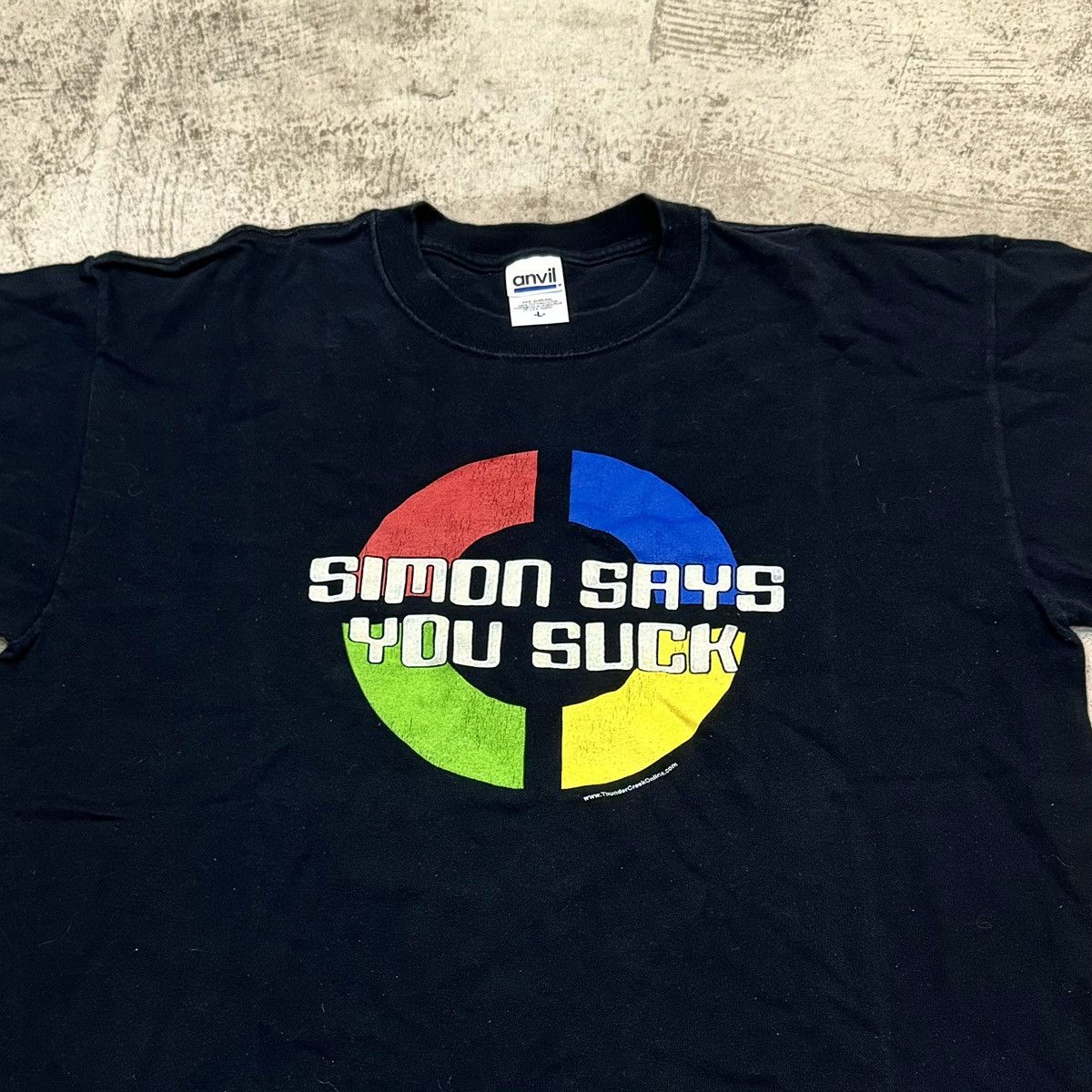 Vintage VINTAGE SIMON SAYS HUMOR TEE! Size US L / EU 52-54 / 3 - 3 Thumbnail
