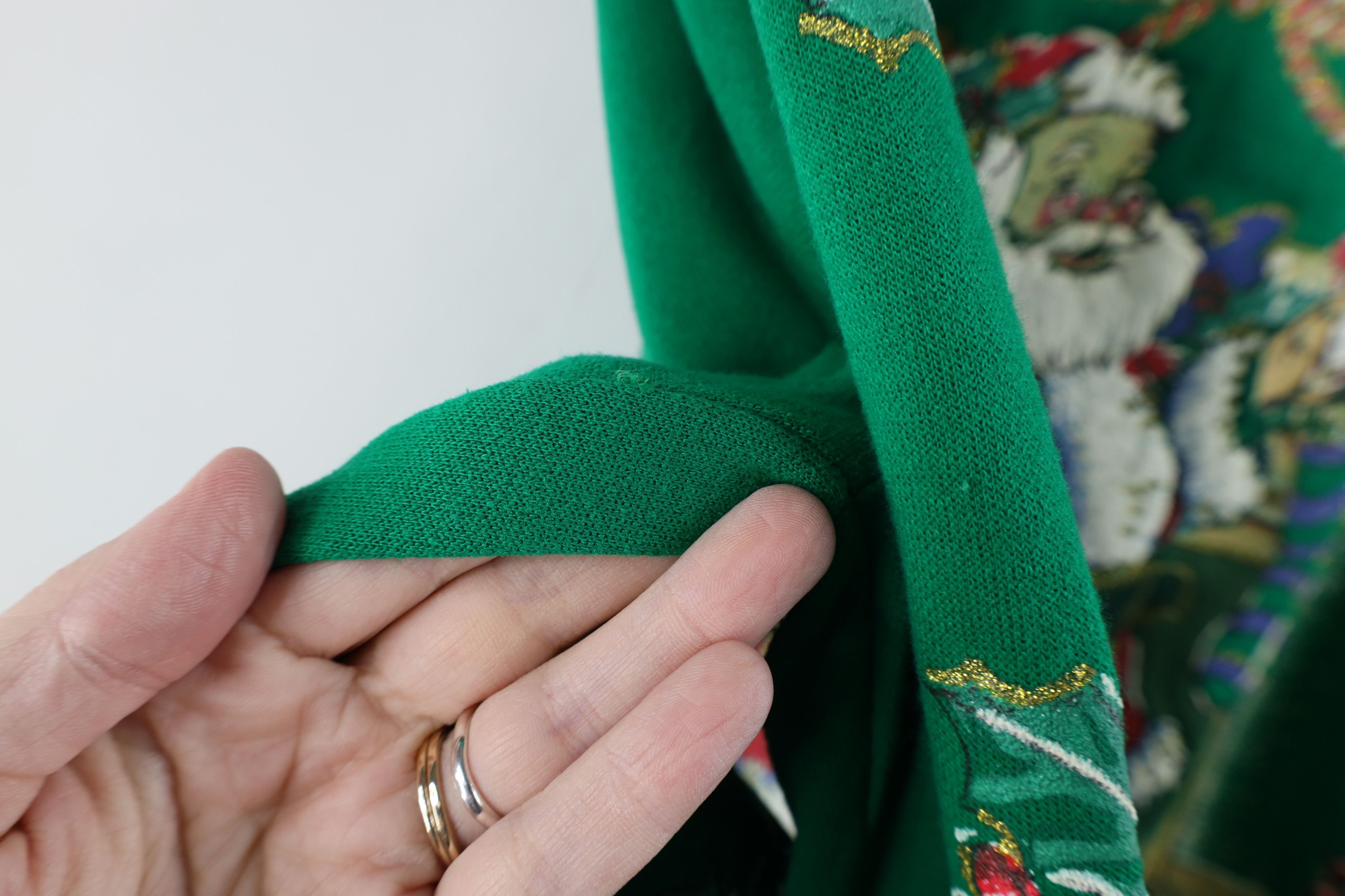 Vintage Vintage 90s Streetwear Claus All Over Print Sweatshirt USA Size L / US 10 / IT 46 - 10 Thumbnail