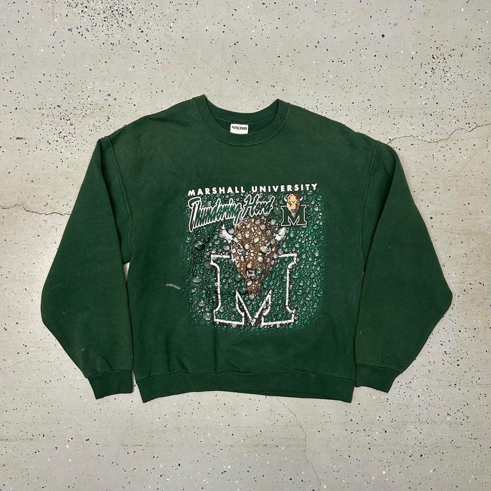 Jerzees vintage Marshall University Thundering Herd sweatshirt Size US L / EU 52-54 / 3 - 1 Thumbnail