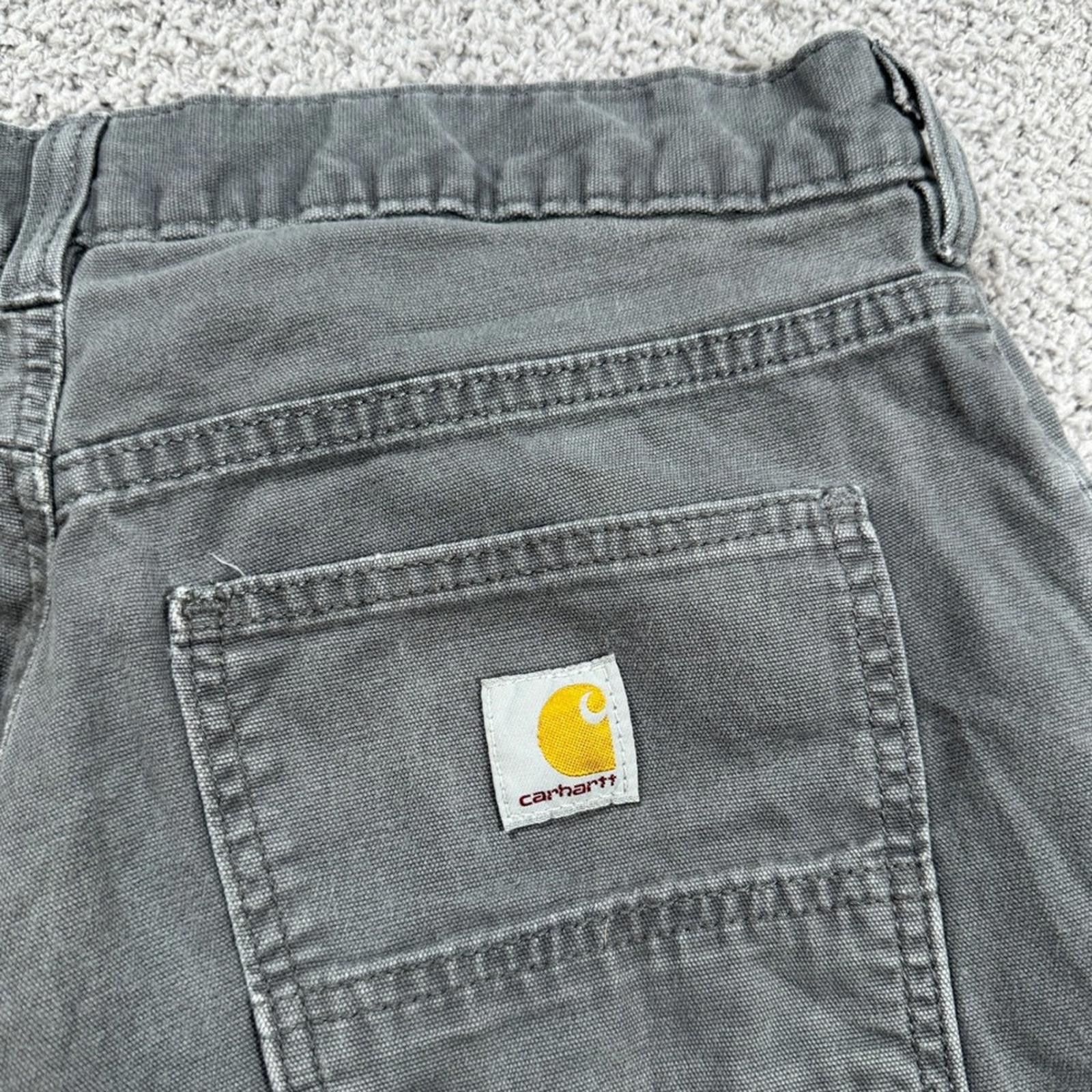 Carhartt Carhartt Rugged Flex Relaxed Fit Canvas Work Pants Men 30x28 Size US 30 / EU 46 - 11 Thumbnail