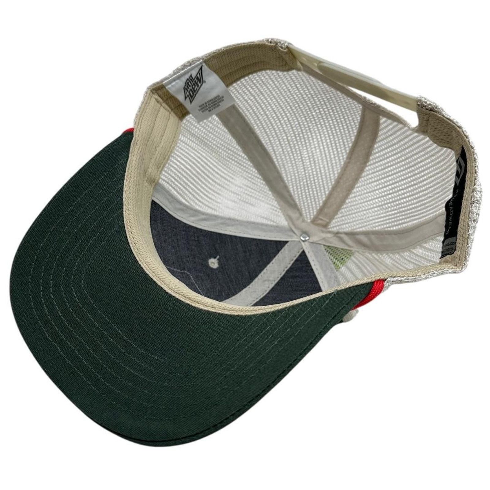Mountain Dew Mountain Dew Soda Men's Trucker Hat Vintage Logo Patch Cap Size ONE SIZE - 4 Thumbnail