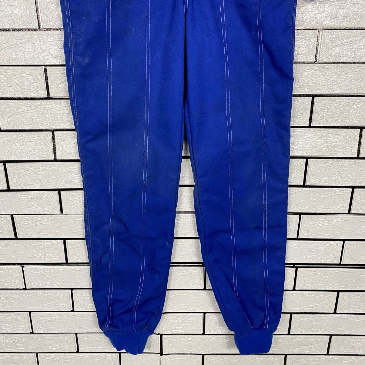 Japanese Brand Combinaisons SNC Paris Coverall Racing Big Logo Made France Size US 32 / EU 48 - 7 Thumbnail