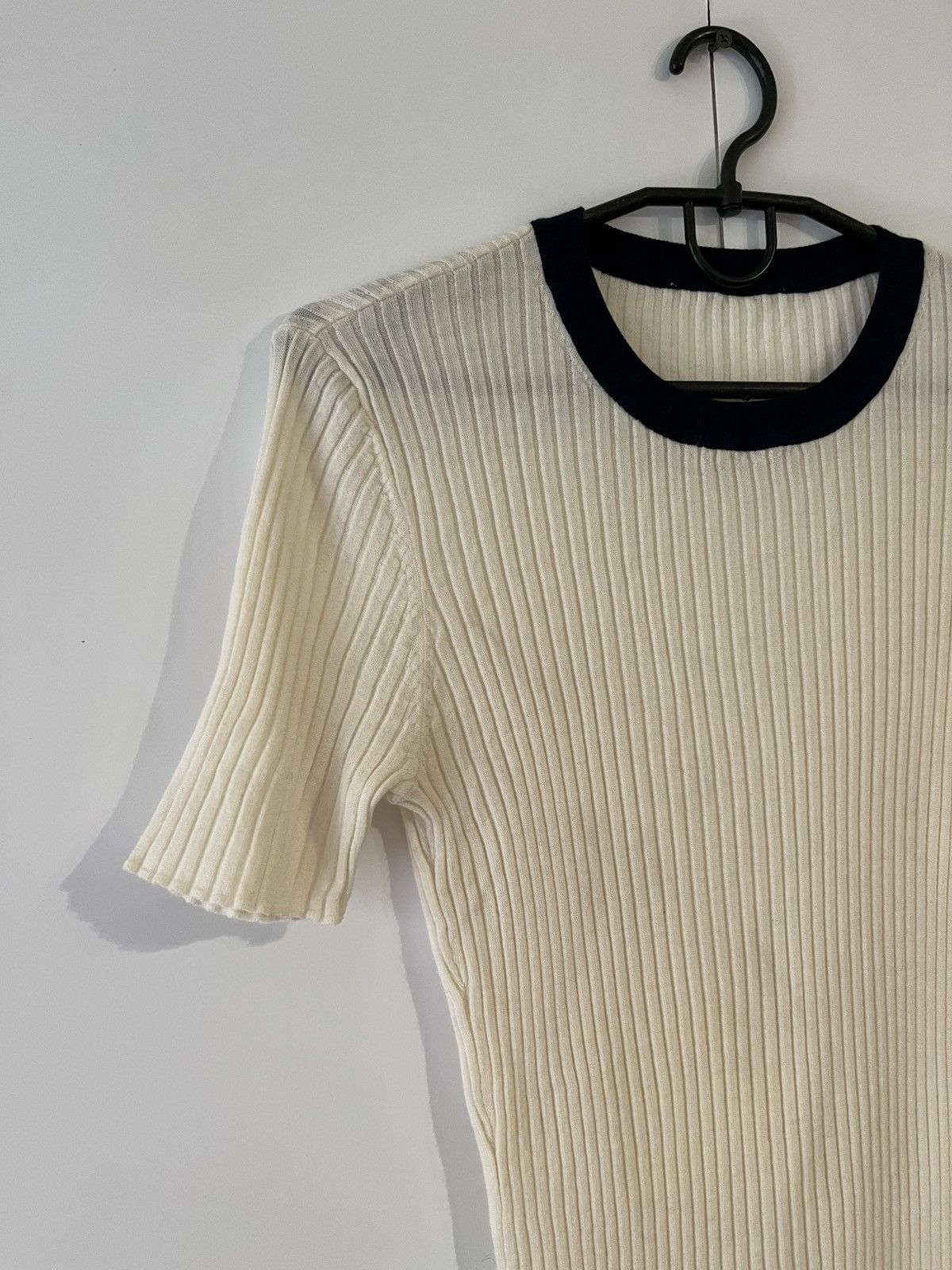 Alexander Wang Alexander Wang Merino Wool Classic Short Sleeve Tee Shirt Size S / US 4 / IT 40 - 2 Thumbnail