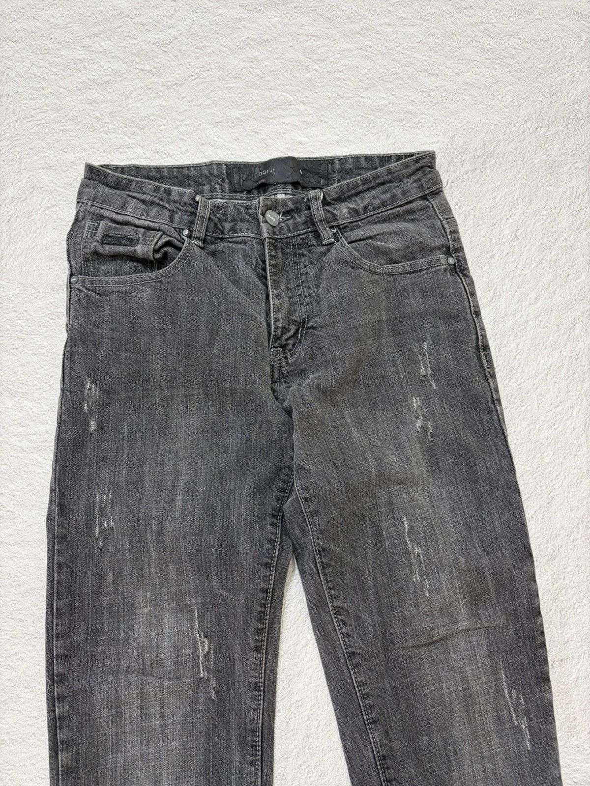 Dolce & Gabbana 2000s Dolce gabbana skiny smoke wash denim pants punk style Size US 27 - 4 Thumbnail