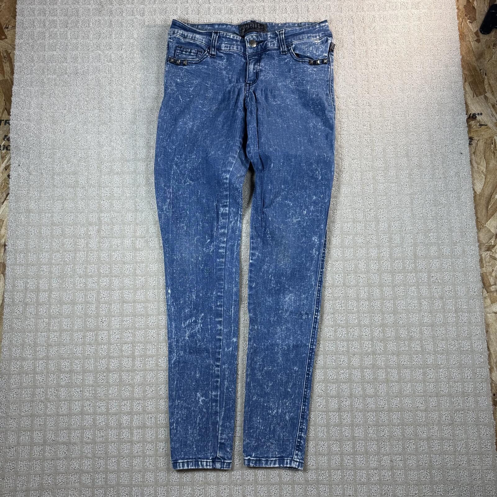 Tripp NYC Tripp NYC Acid Wash Skinny Jeans 29x31 Size 29" - 1 Thumbnail