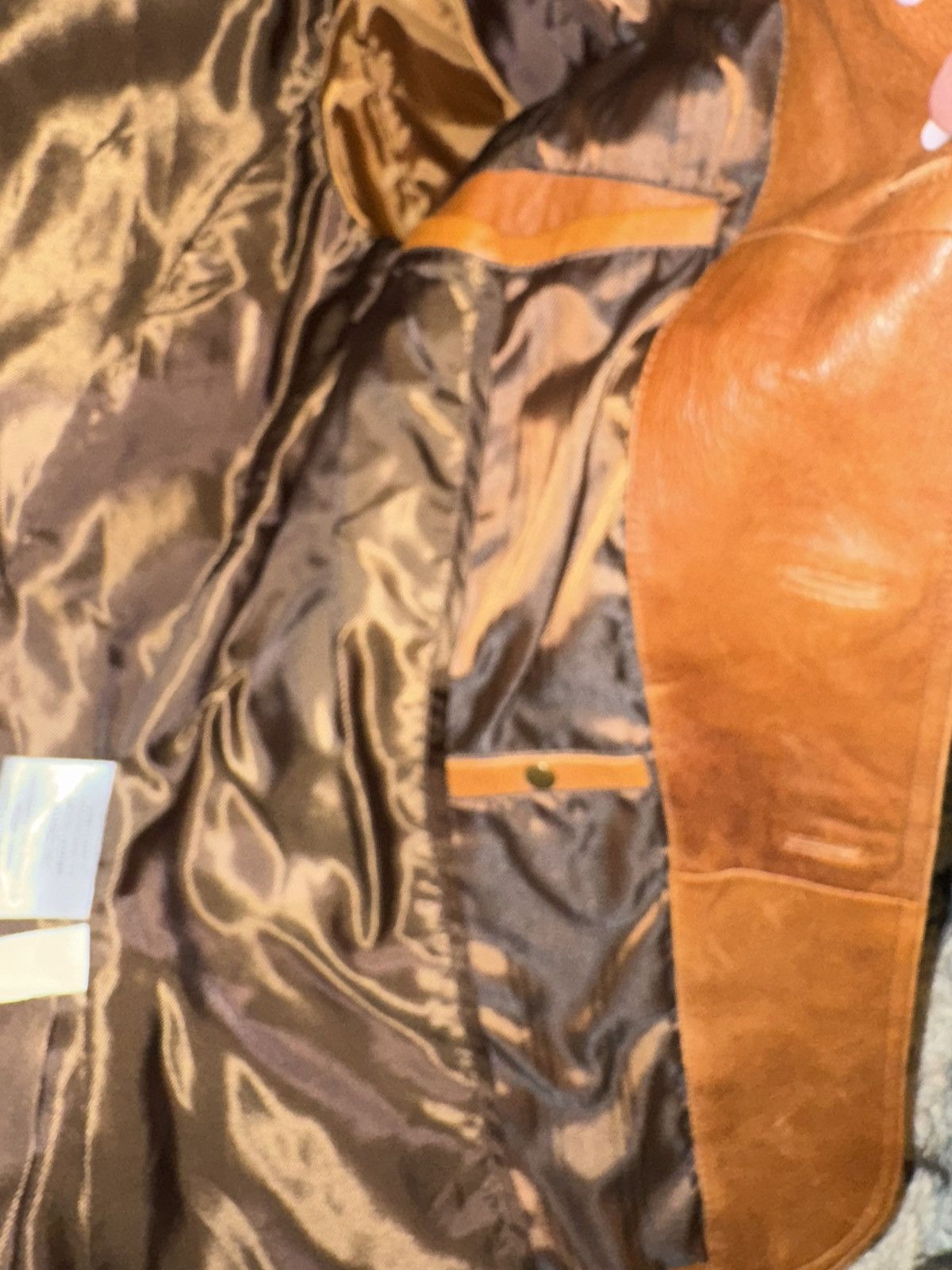 Wilsons Leather VTG Wilson’s Leathers Carmel leather collared jacket size XL Size XL / US 12-14 / IT 48-50 - 11 Thumbnail