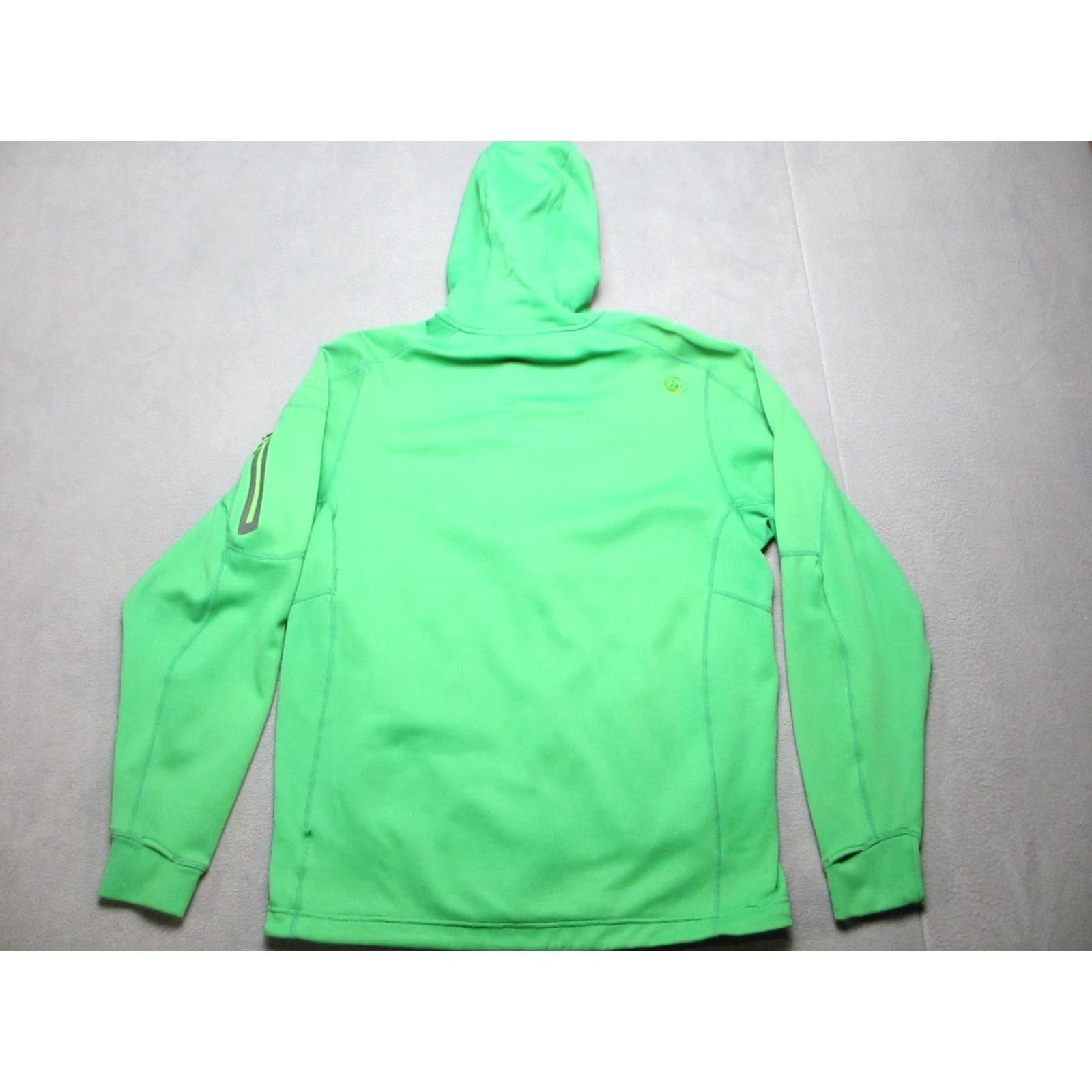 Marmot Marmot Jacket Men's Large Green Hooded Full Zip Fleece Lined Thumbhole Sleeve Regular Fit Hiking Walking Size US L / EU 52-54 / 3 - 5 Thumbnail