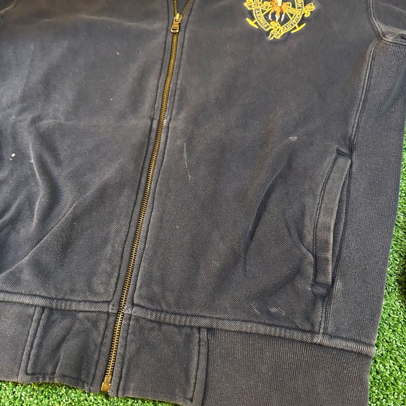 Polo Ralph Lauren Polo Ralph Lauren Track Jacket Full Zip Navy Men's Medium Size US M / EU 48-50 / 2 - 4 Thumbnail
