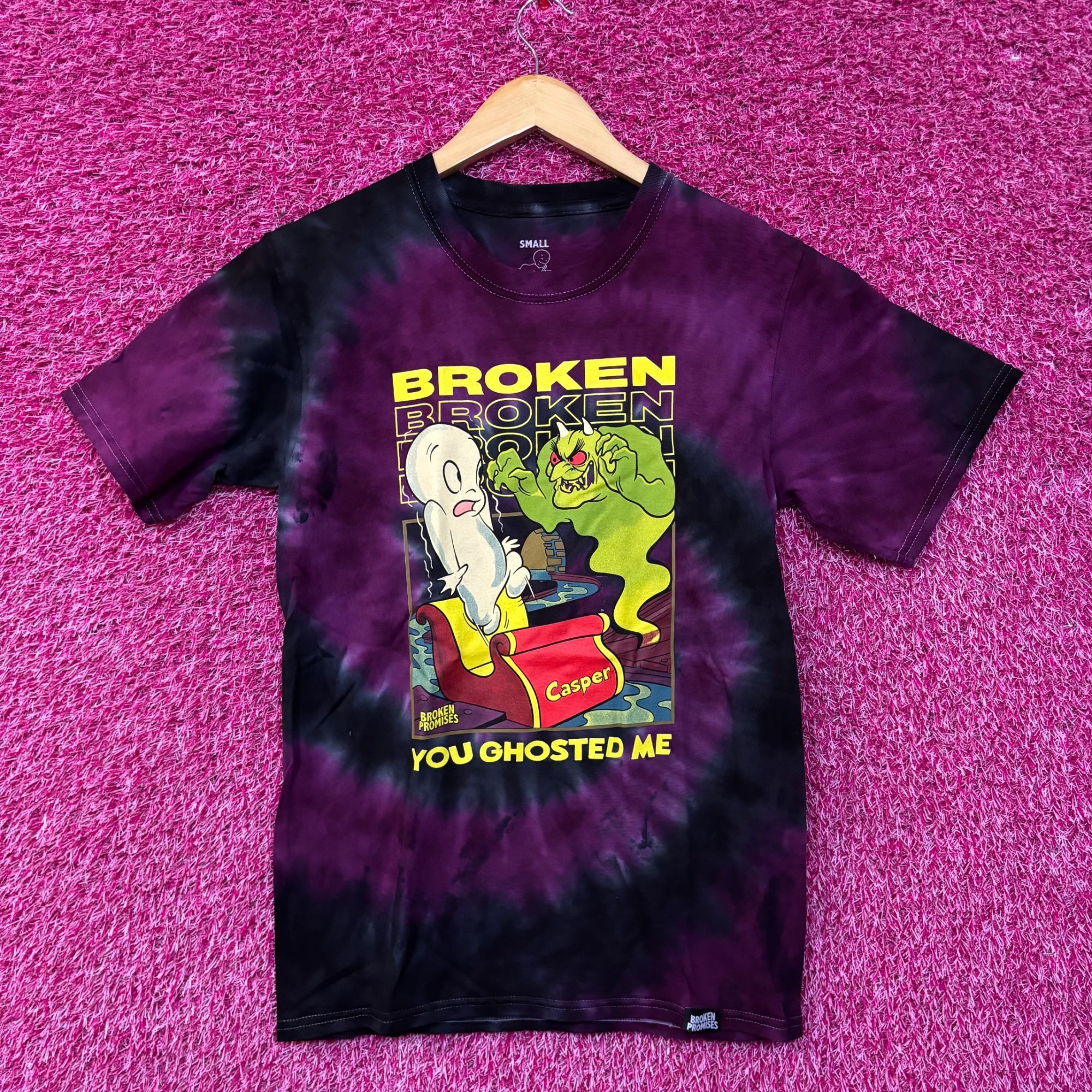 Other Broken Promises x Casper You Ghosted Me Tie Dye T-Shirt Smal Size US S / EU 44-46 / 1 - 1 Thumbnail