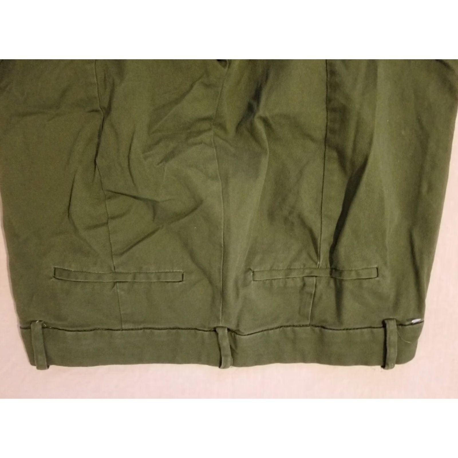 J.Crew VINTAGE J.CREW Green Chino Pants Womens 6P Petite Slim Pants Trouser Slacks Size 28" / US 6 / IT 42 - 2 Thumbnail