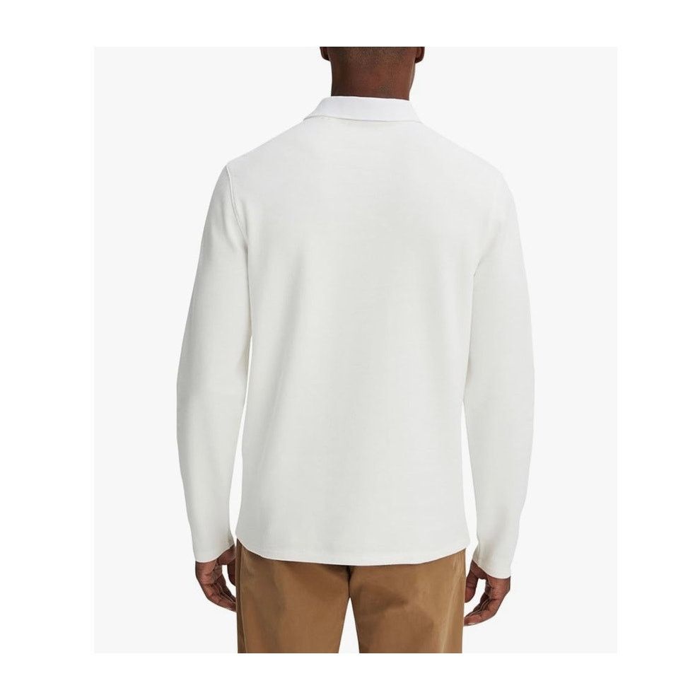Vince Vince Off-White Pique Double Knit Long Sleeve Polo Size XXL Size US XXL / EU 58 / 5 - 3 Thumbnail