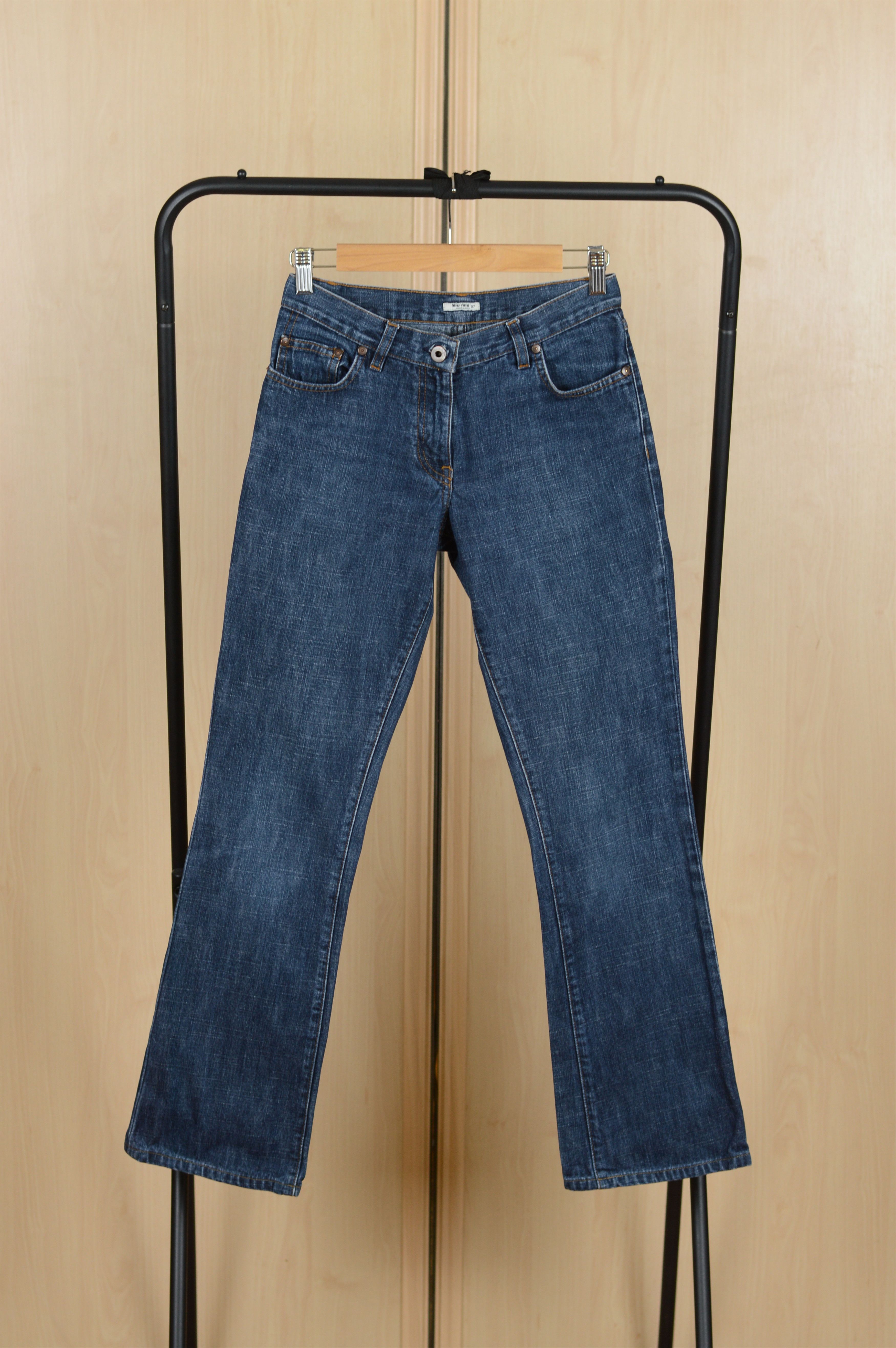 Miu Miu Flared Jeans Denim Pants