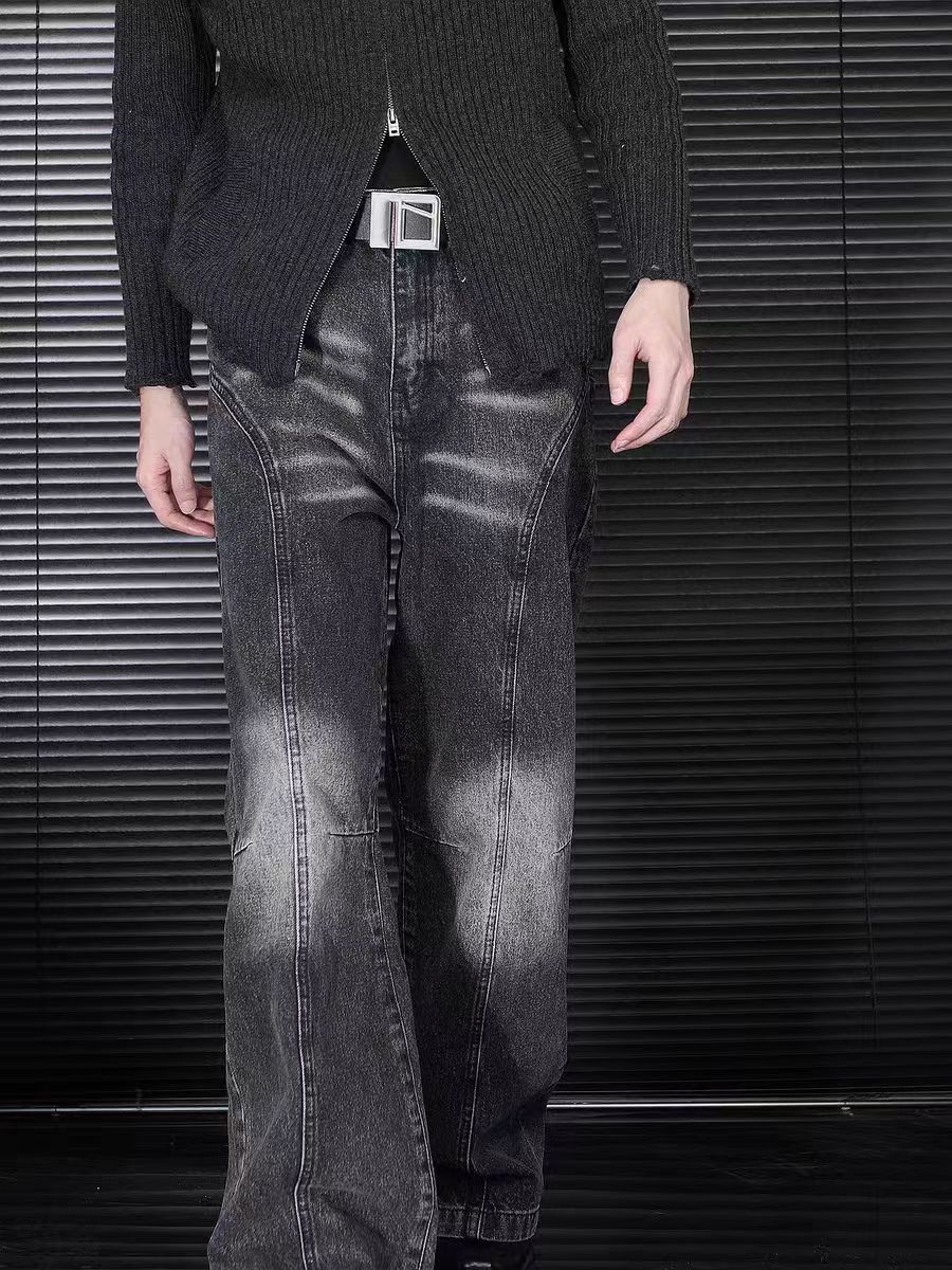 Japanese Brand × Vintage Street vintage washed micro flare jeans Size US 32 / EU 48 - 5 Thumbnail