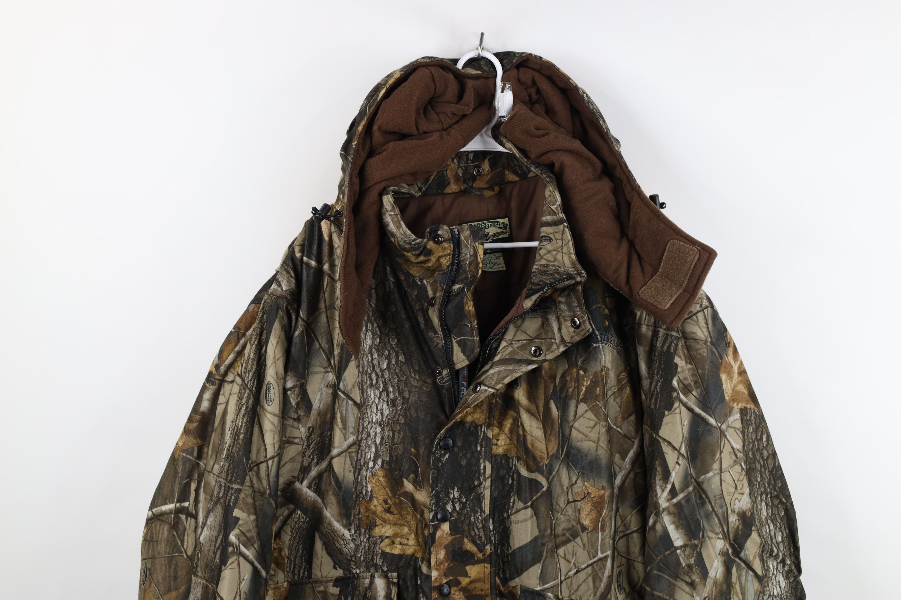 Vintage Vintage Streetwear Cloth Realtree Camouflage Hooded Jacket Size US XXL / EU 58 / 5 - 2 Thumbnail