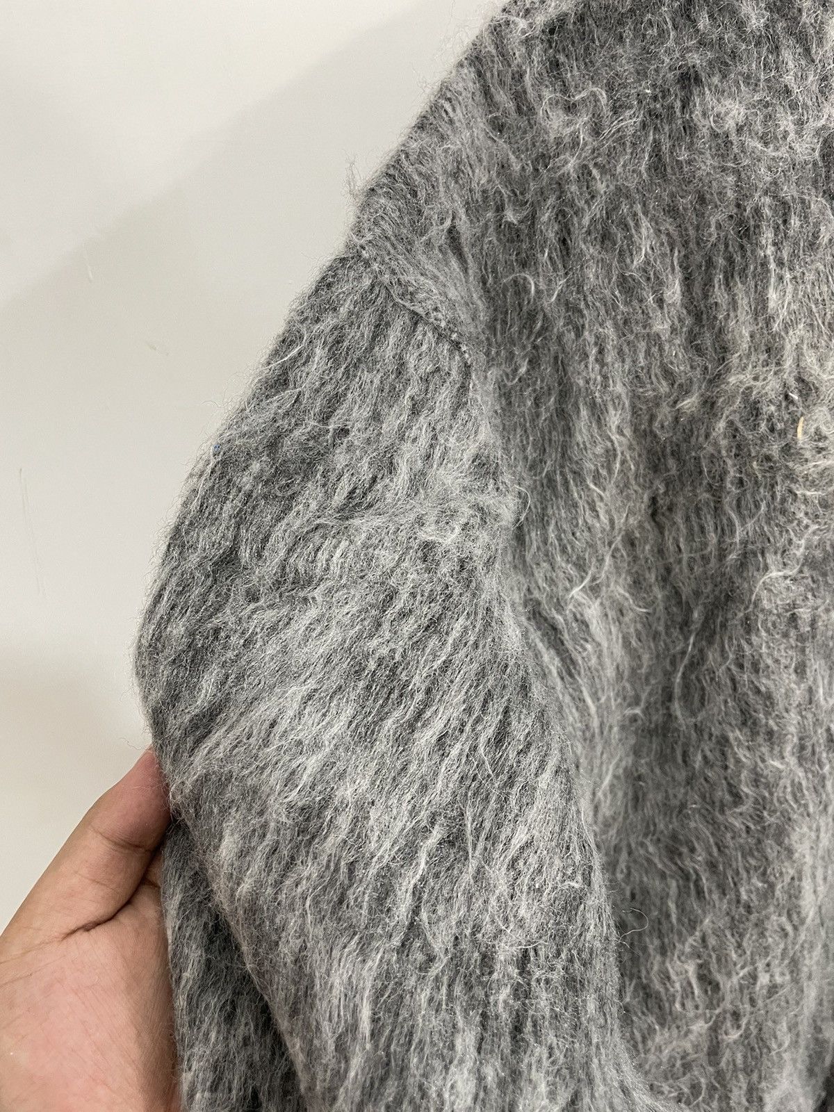 Comme des Garcons Homme Plus 2000s Exito Mohair japan knitwear y2k style Size US XL / EU 56 / 4 - 3 Thumbnail