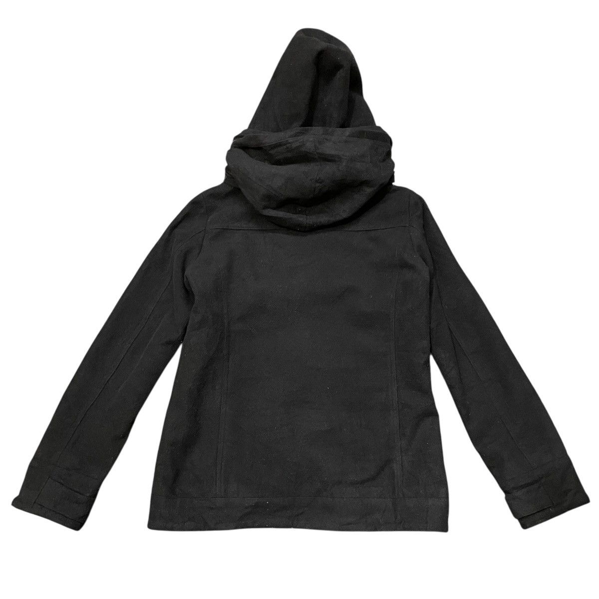 PPFM BACKS Seven Loveless Black Jacket, Black Hooded Coat Size US M / EU 48-50 / 2 - 4 Thumbnail