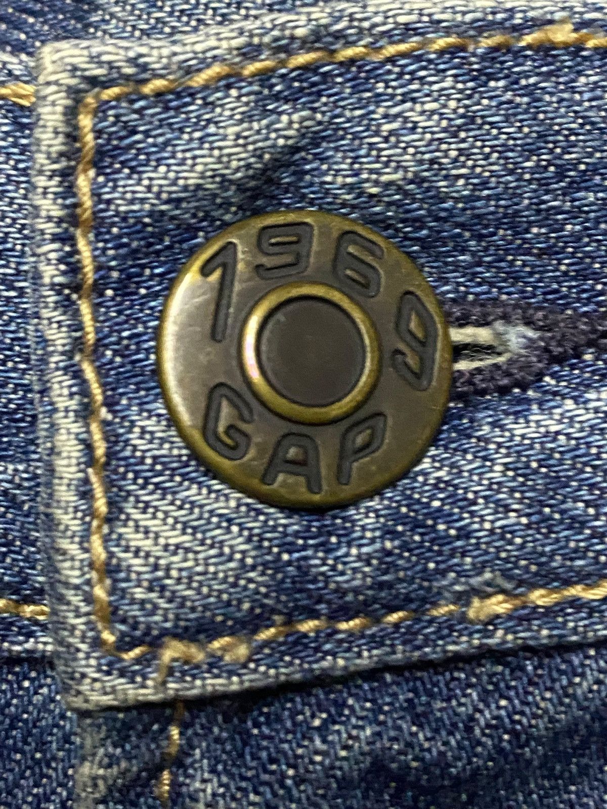 Vintage Gap 1969 Faded wash Distressed Flare Jeans