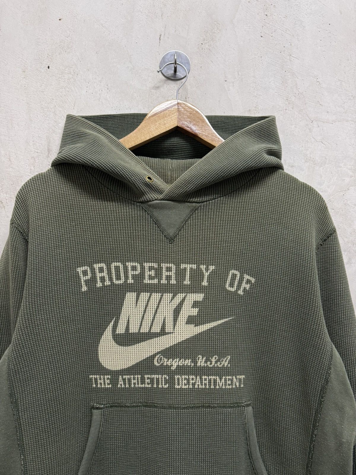 Nike 2000s Nike Oregon Waffle Hoodie Size US L / EU 52-54 / 3 - 2 Thumbnail