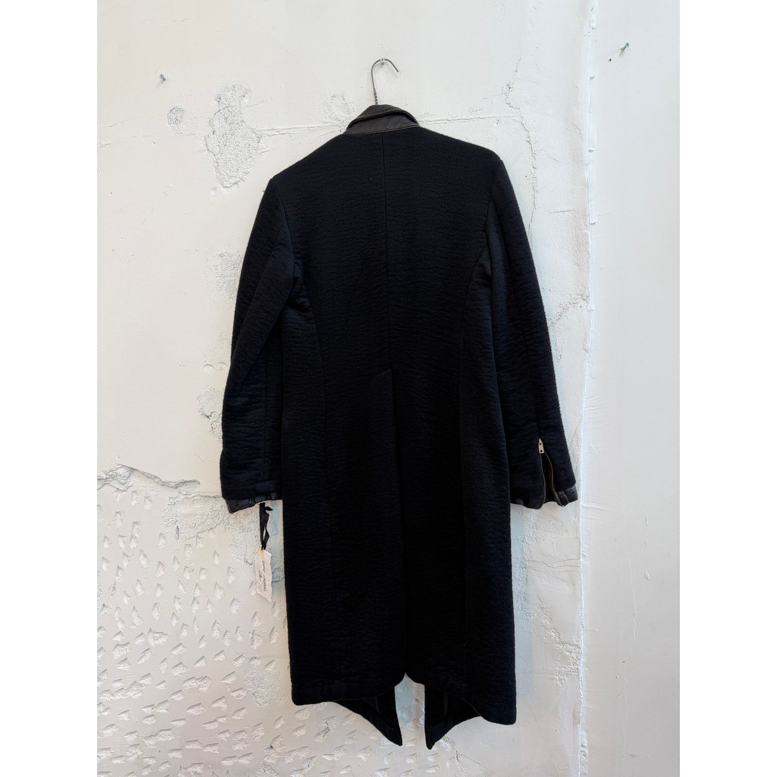 Greg Lauren Greg Lauren SAMPLE Wool Leather Brando Trench Coat Size US L / EU 52-54 / 3 - 2 Thumbnail