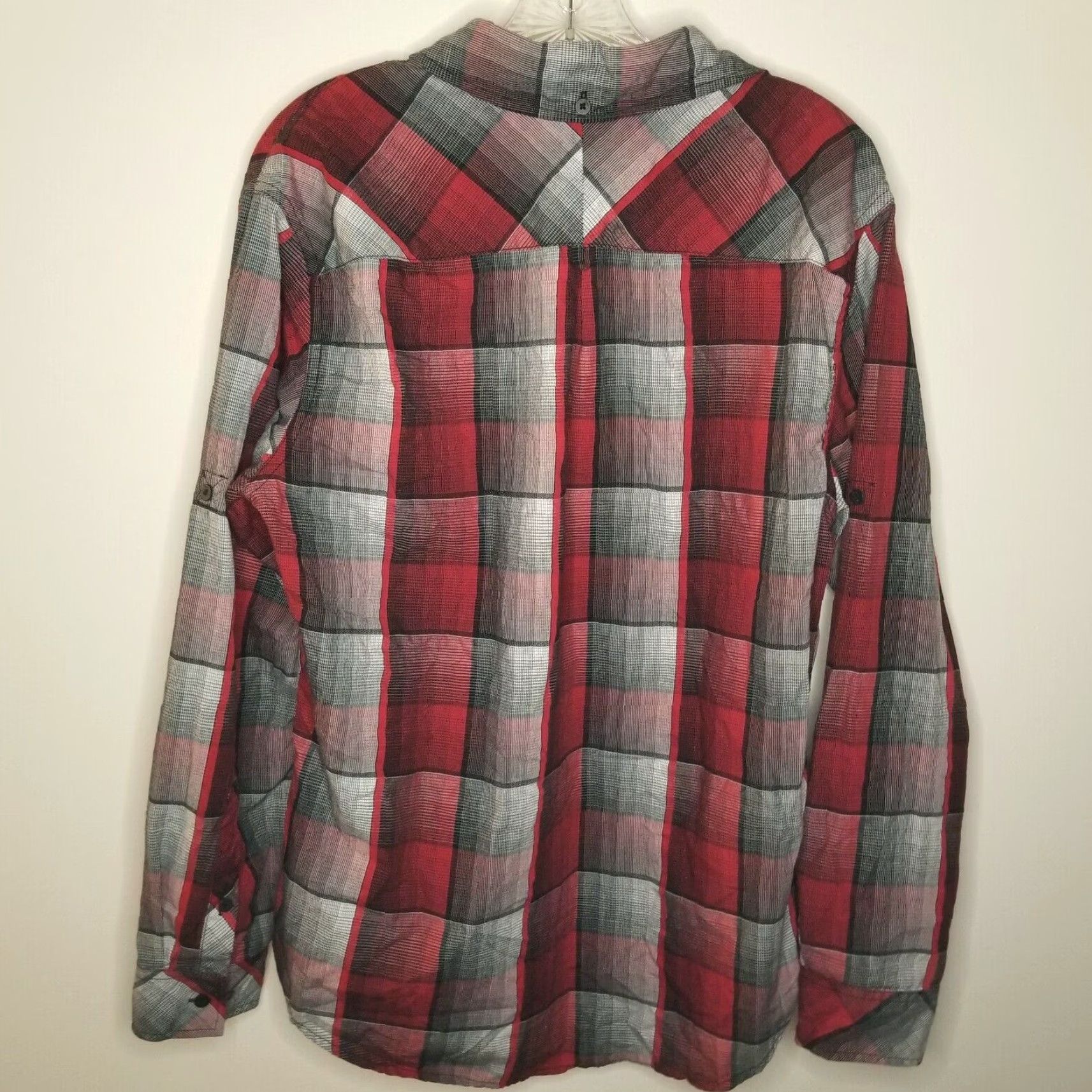 Vintage Tony Hawk Mens Red Long Sleeve Button Up Shirt Size L Size US L / EU 52-54 / 3 - 5 Thumbnail
