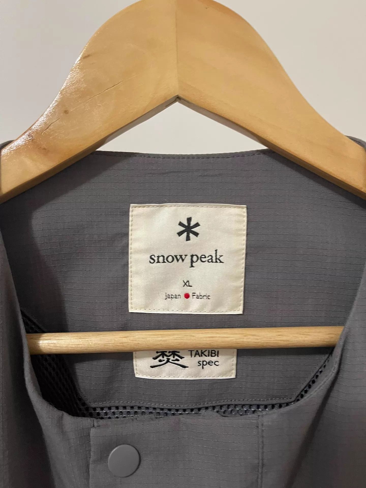 Snow Peak Snow Peak TAKIBI Kimono FR Tear Resistant Gray XL Jacket Size US XL / EU 56 / 4 - 7 Thumbnail