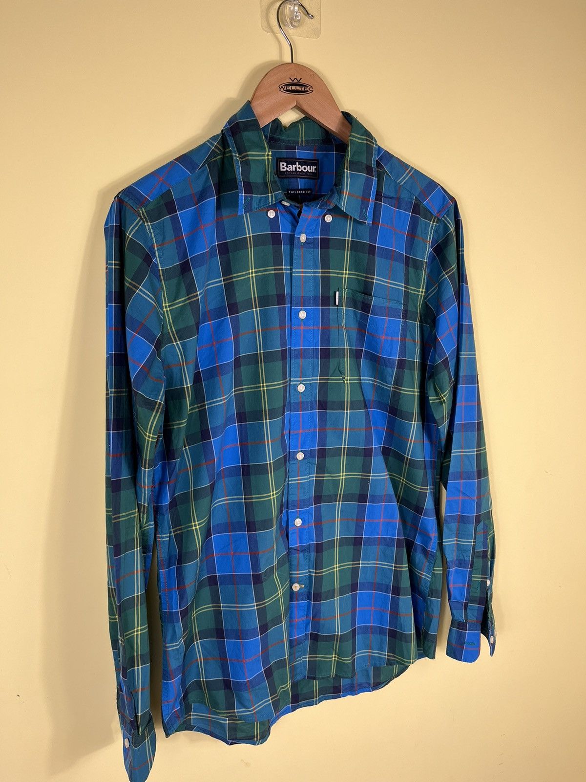 Barbour × Original Chuck Barbour tailored fit shirt button ups checkered Multicolor Size US M / EU 48-50 / 2 - 2 Thumbnail