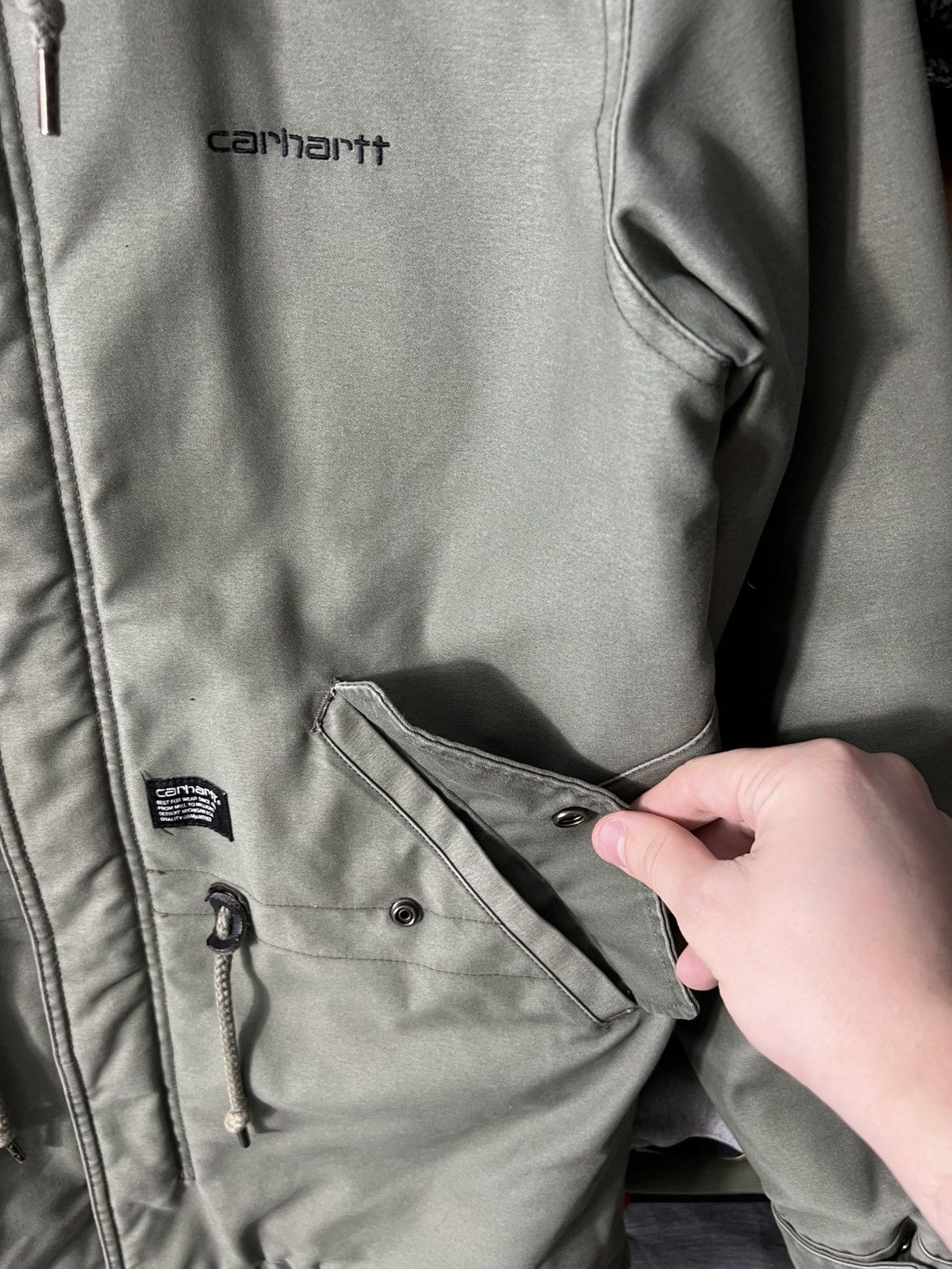 Carhartt Carhartt Parka Hooded Jacket Retro Utility Workwear Coat M Size US M / EU 48-50 / 2 - 6 Thumbnail