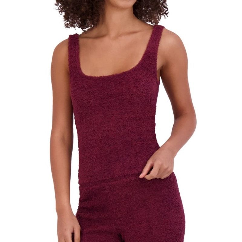 Steve Madden Steve Madden Scoop-Neck Chenille Sleep Tank Top wine medium Size M / US 6-8 / IT 42-44 - 1 Thumbnail
