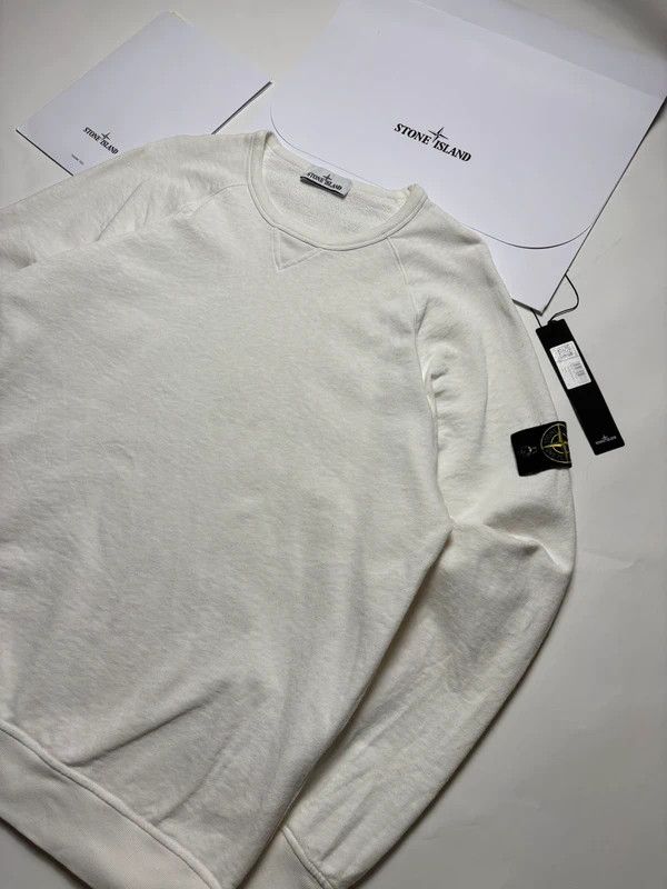Stone Island Stone Island Sweater Pullover cremeweiß XL Size US XL / EU 56 / 4 - 2 Thumbnail