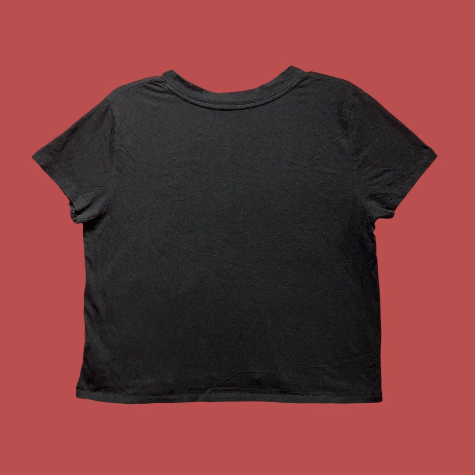 Other Universal Thread - Women's Shrunken Short Sleeve V-Neck T-Sh Size L / US 10 / IT 46 - 2 Thumbnail