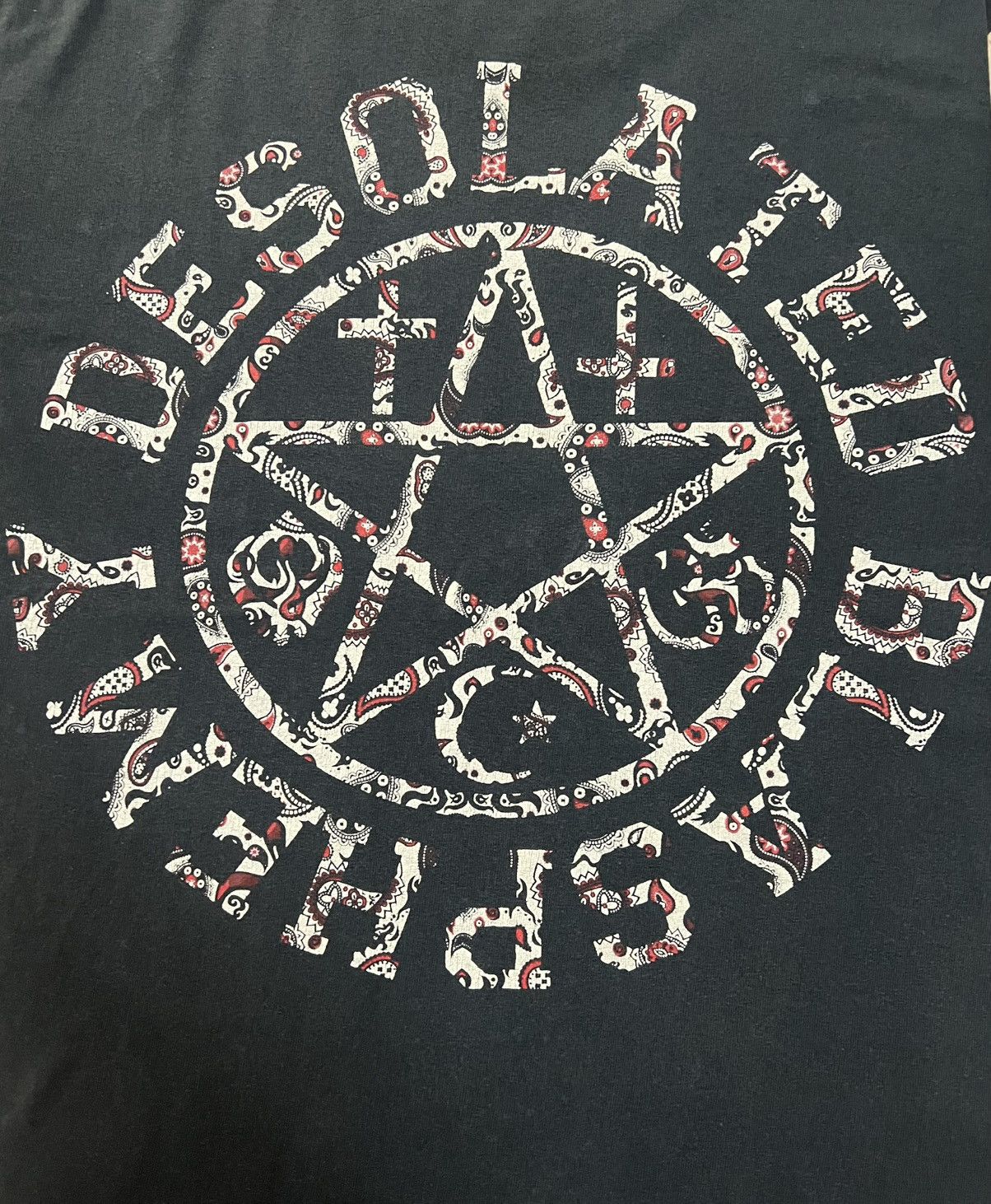 Band Tees Vintage Desolated Blasphemy Graphic Band Tee Y2K Size US M / EU 48-50 / 2 - 2 Thumbnail