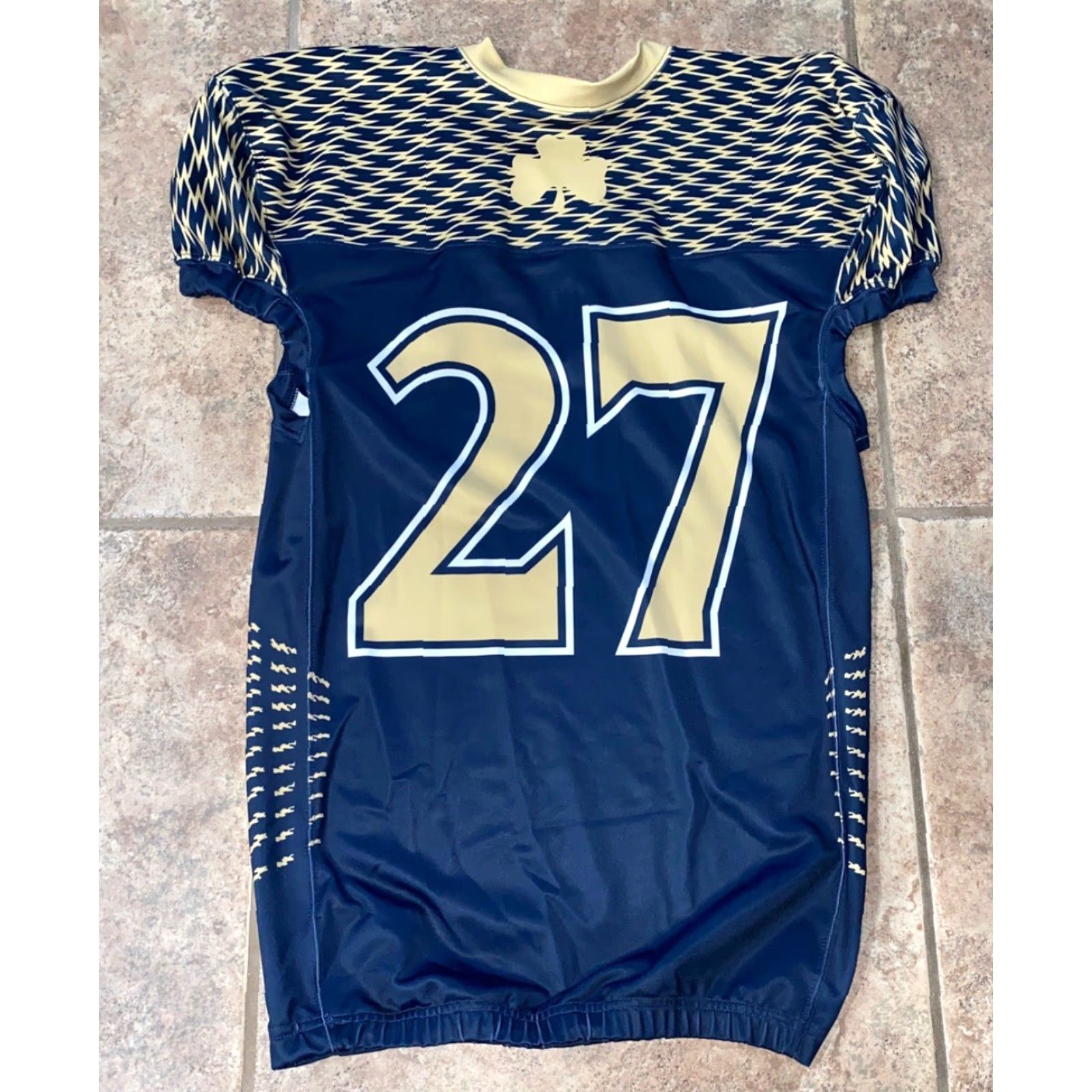 Vintage RAWLINGS Men's Blue/Beige Irish #27 Jersey Size L Activewear Size US L / EU 52-54 / 3 - 4 Thumbnail