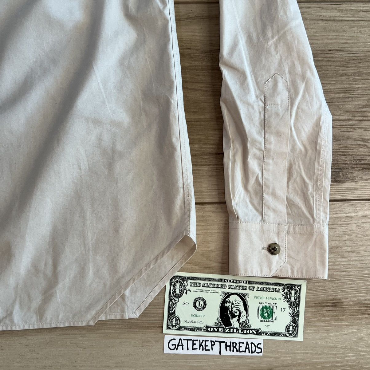 Rick Owens Rick Owens Tecuatl SS20 Pearl Collarless Button Down Shirt Size US M / EU 48-50 / 2 - 5 Thumbnail