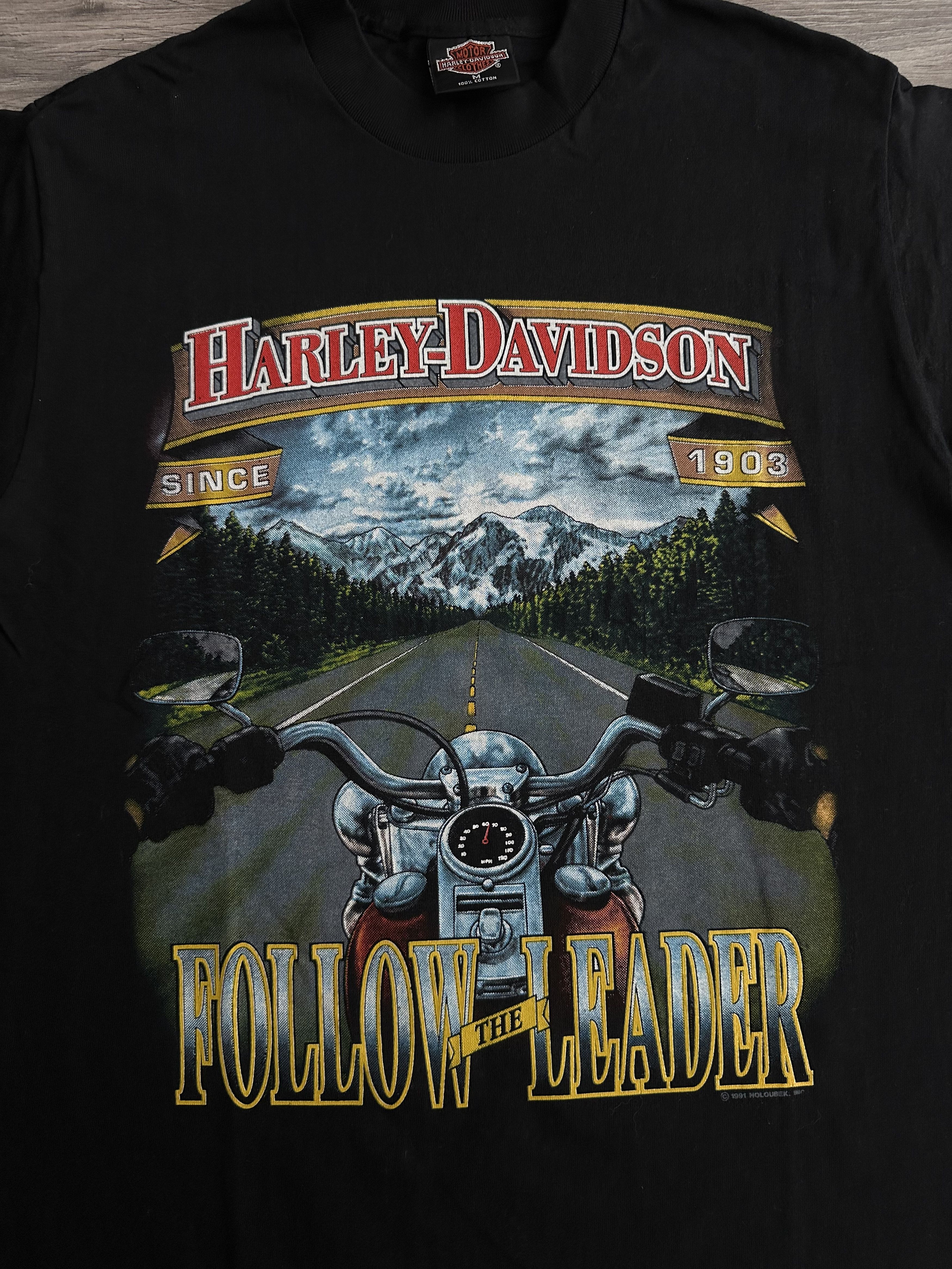 Harley Davidson × Vintage Harley Davidson Vintage t shirt Size US M / EU 48-50 / 2 - 3 Thumbnail