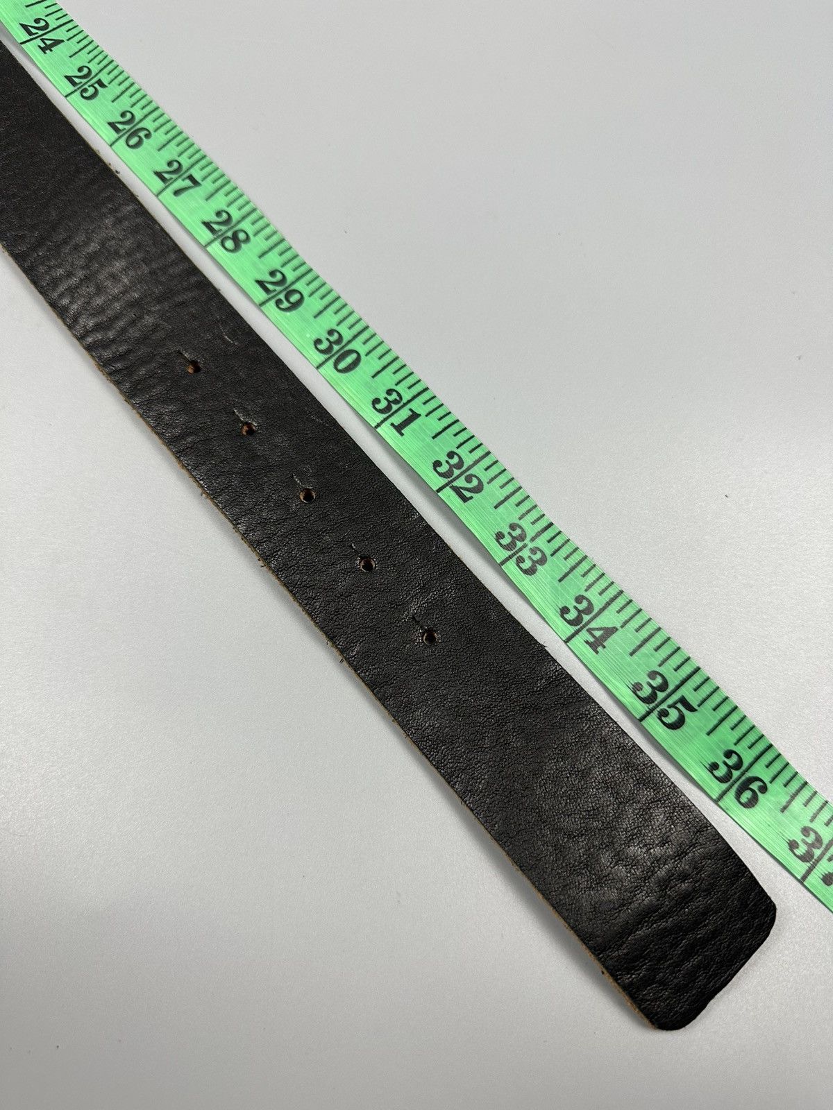Designer × Genuine Leather × Vintage Vintage Genuine Leather Misch Masch Belt Size 32 - 10 Thumbnail