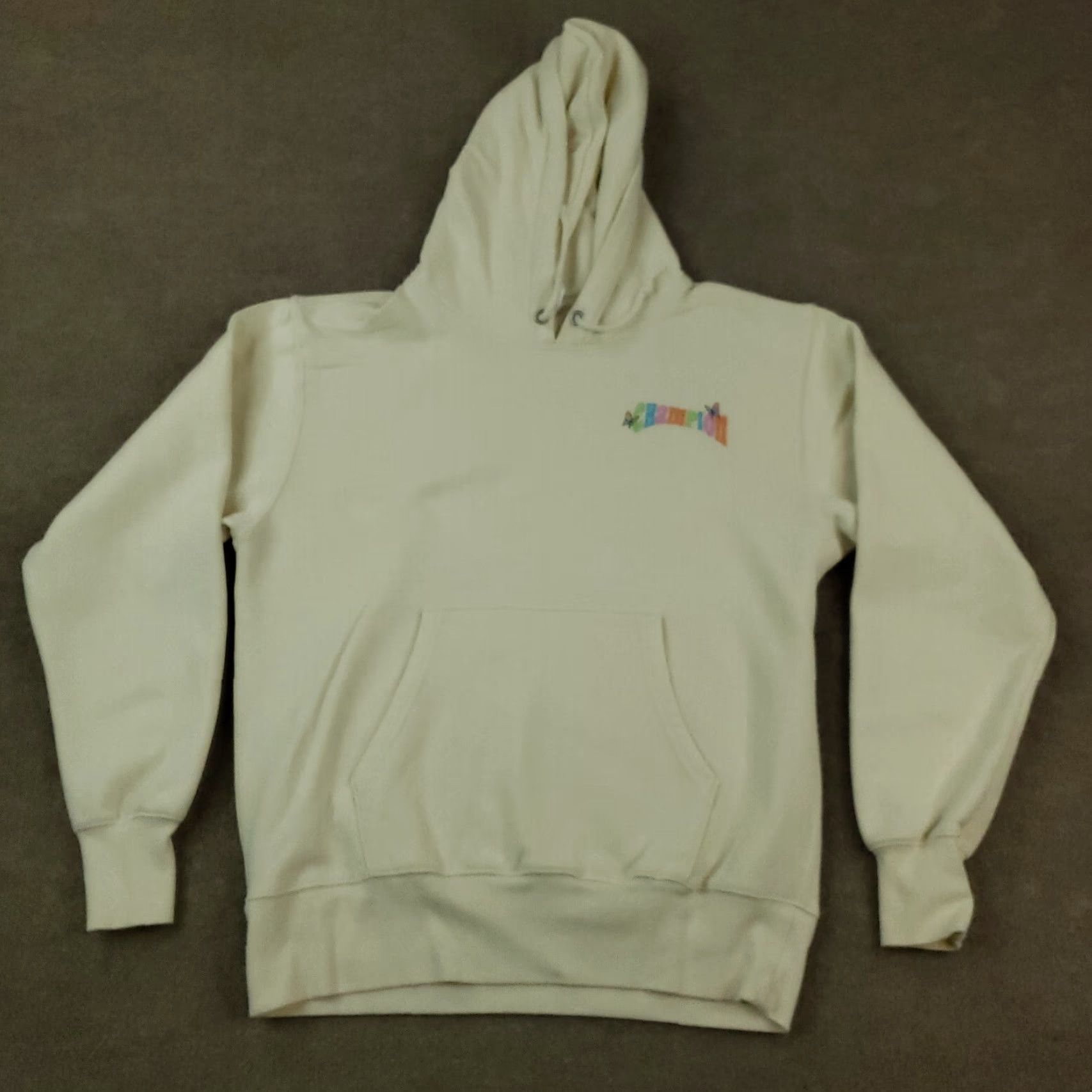 Champion Be Kind Champion Hoodie Womens Small Yellow Sweatshirt Size S / US 4 / IT 40 - 2 Thumbnail
