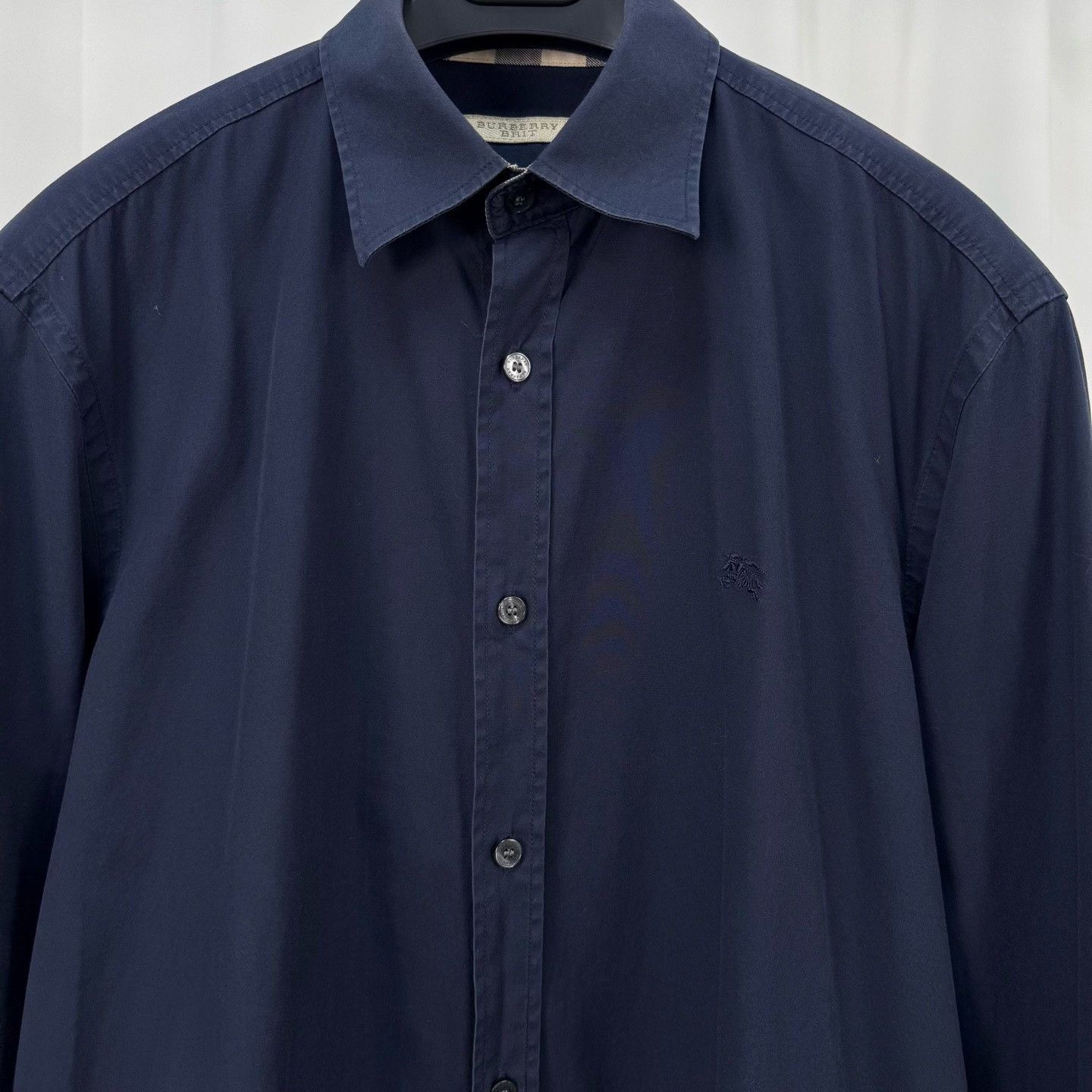 Burberry Burberry Embroidered Equestrian Knight Check Shirt Size US S / EU 44-46 / 1 - 3 Thumbnail