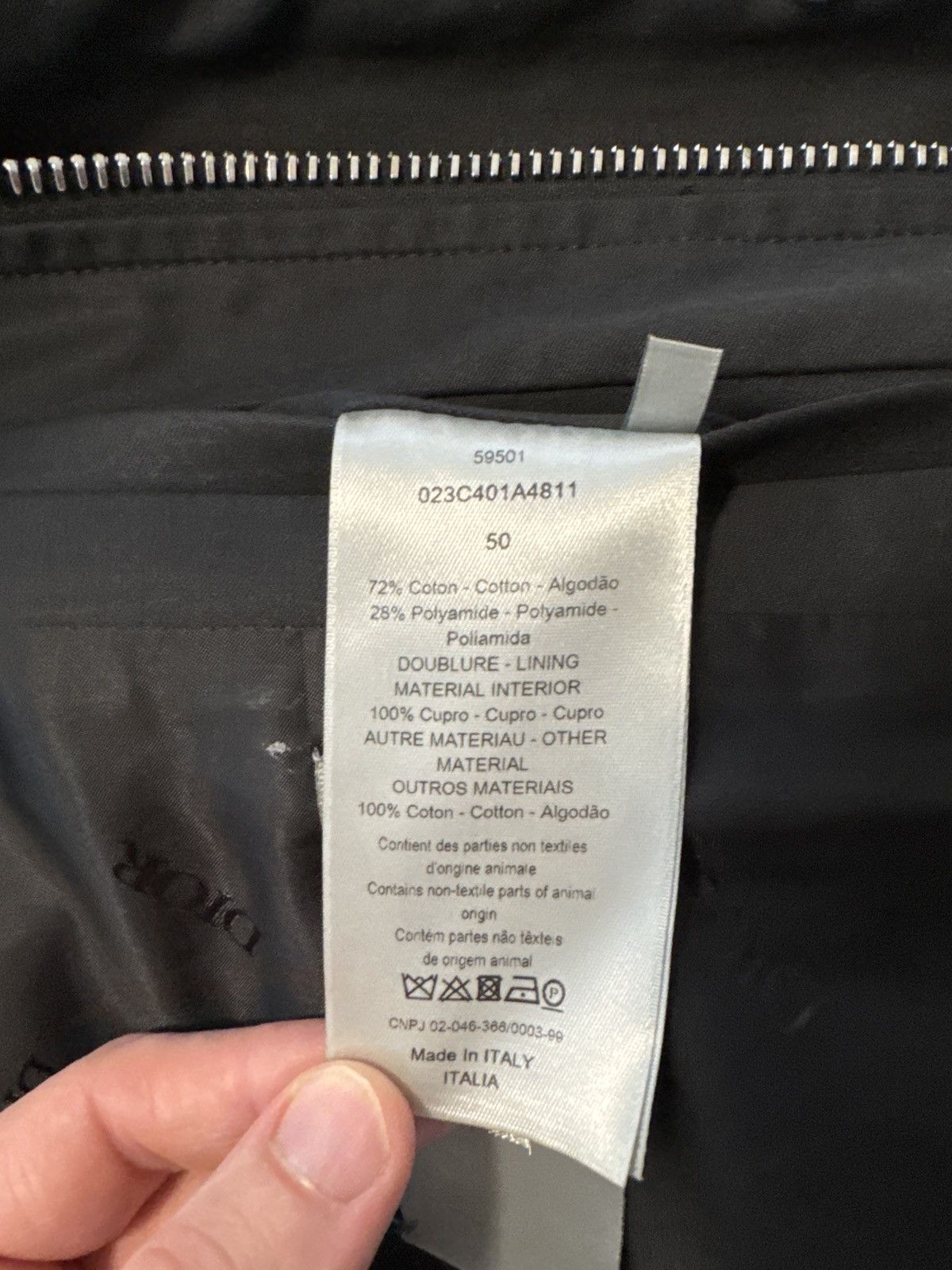 Dior Dior black bomber jacket Size US M / EU 48-50 / 2 - 9 Thumbnail