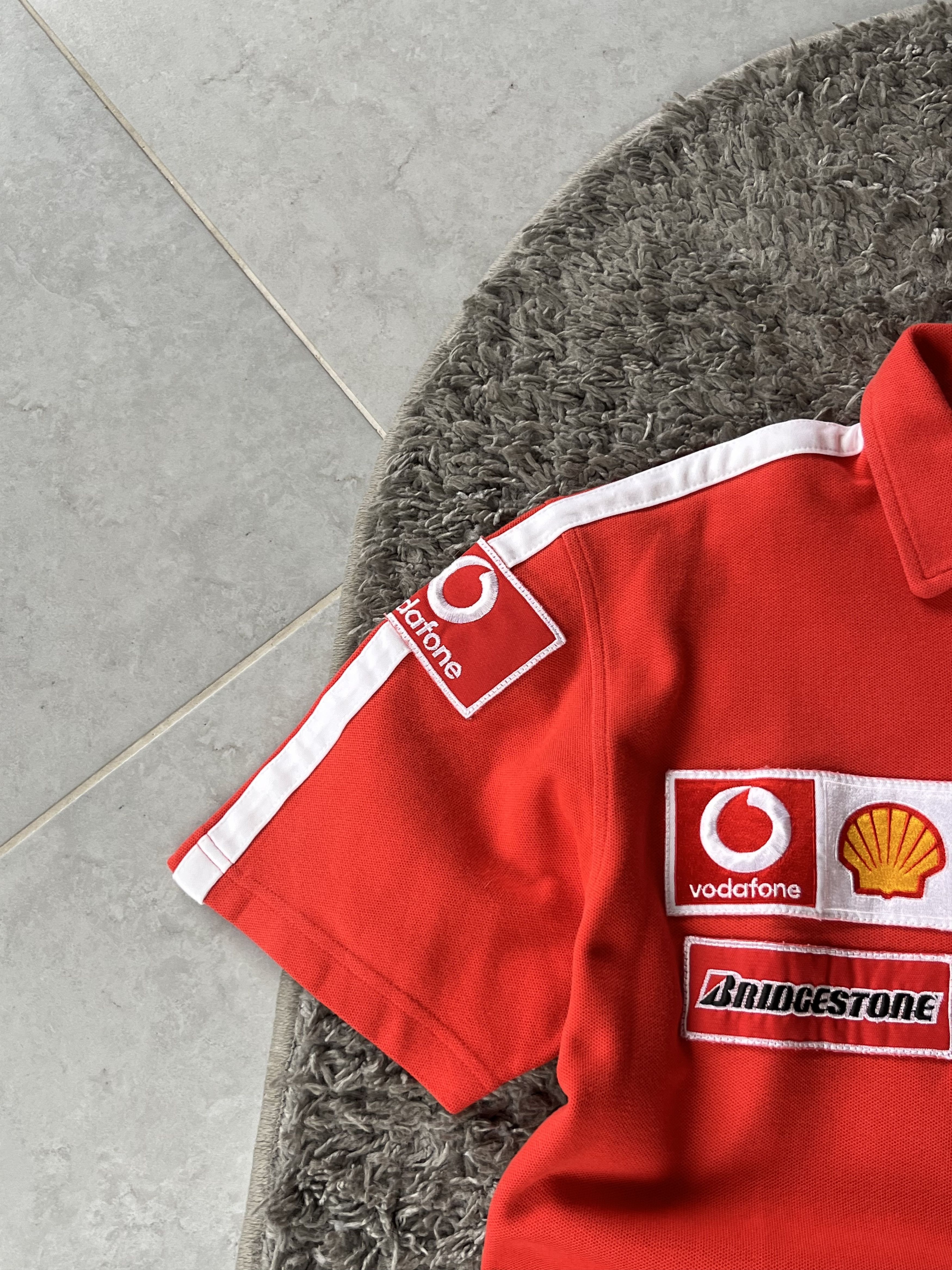 Ferrari Vintage Polo Fila x Ferrari Racing Style Vodafone Size US M / EU 48-50 / 2 - 3 Thumbnail
