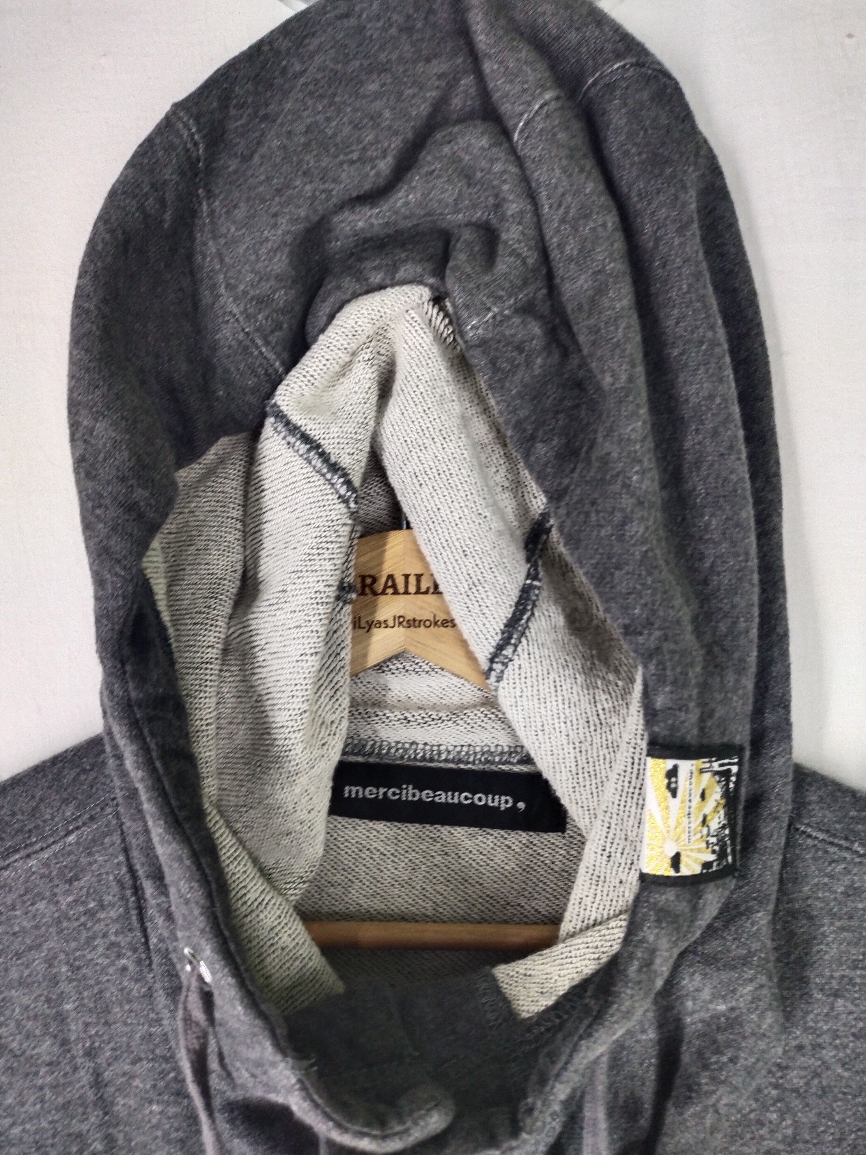 Issey Miyake × Japanese Brand × mercibeaucoup Vintage Mercibeaucoup Hoodie Size L / US 10 / IT 46 - 3 Thumbnail