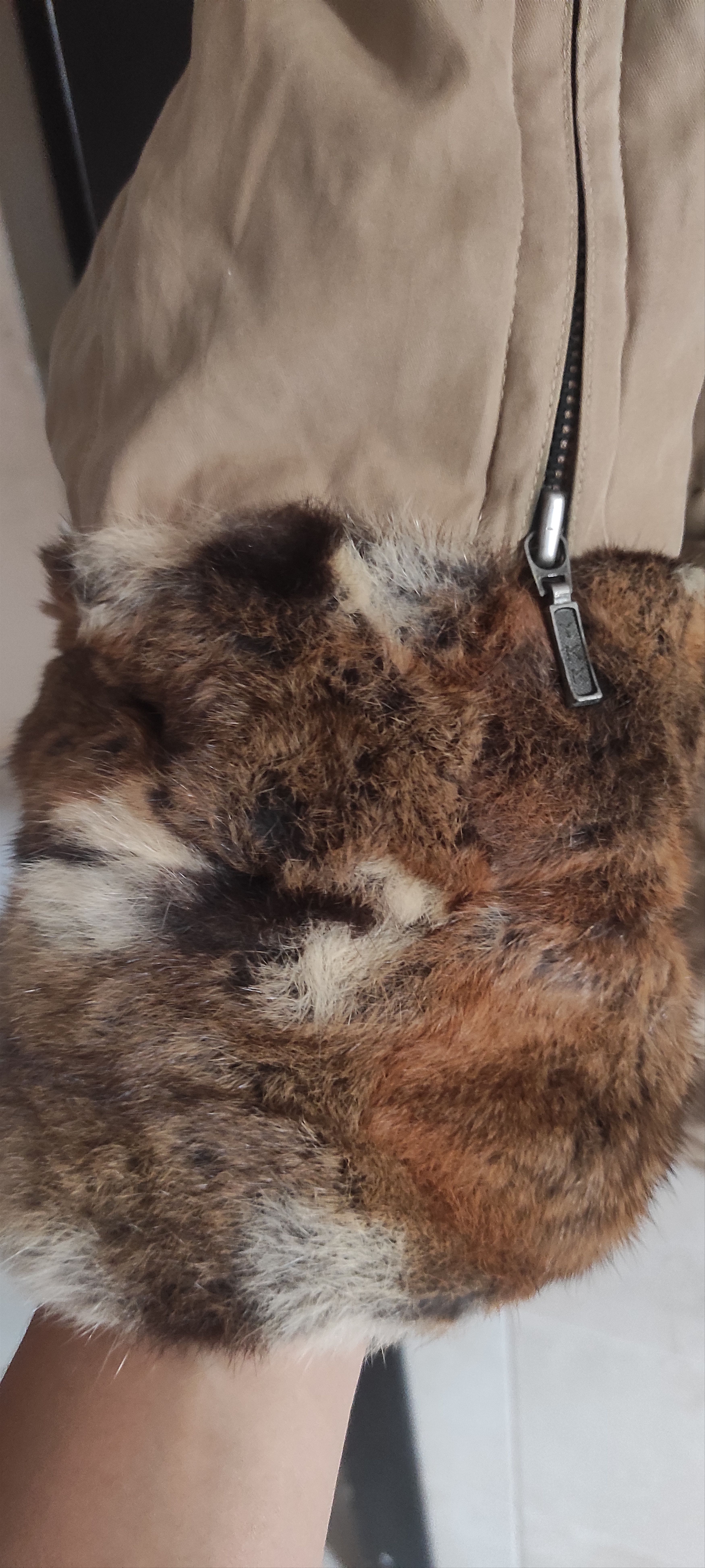 Joop! Joop! Original BelsetaPS Natural Rabbit Fur Reversible Coat Size L / US 10 / IT 46 - 6 Thumbnail